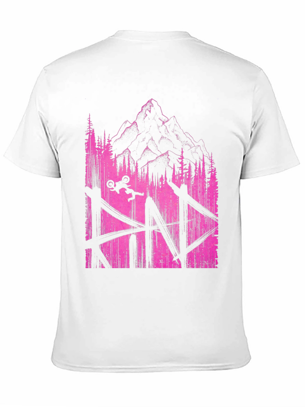 Mountain Bike Jump Graphic Tee - Black
