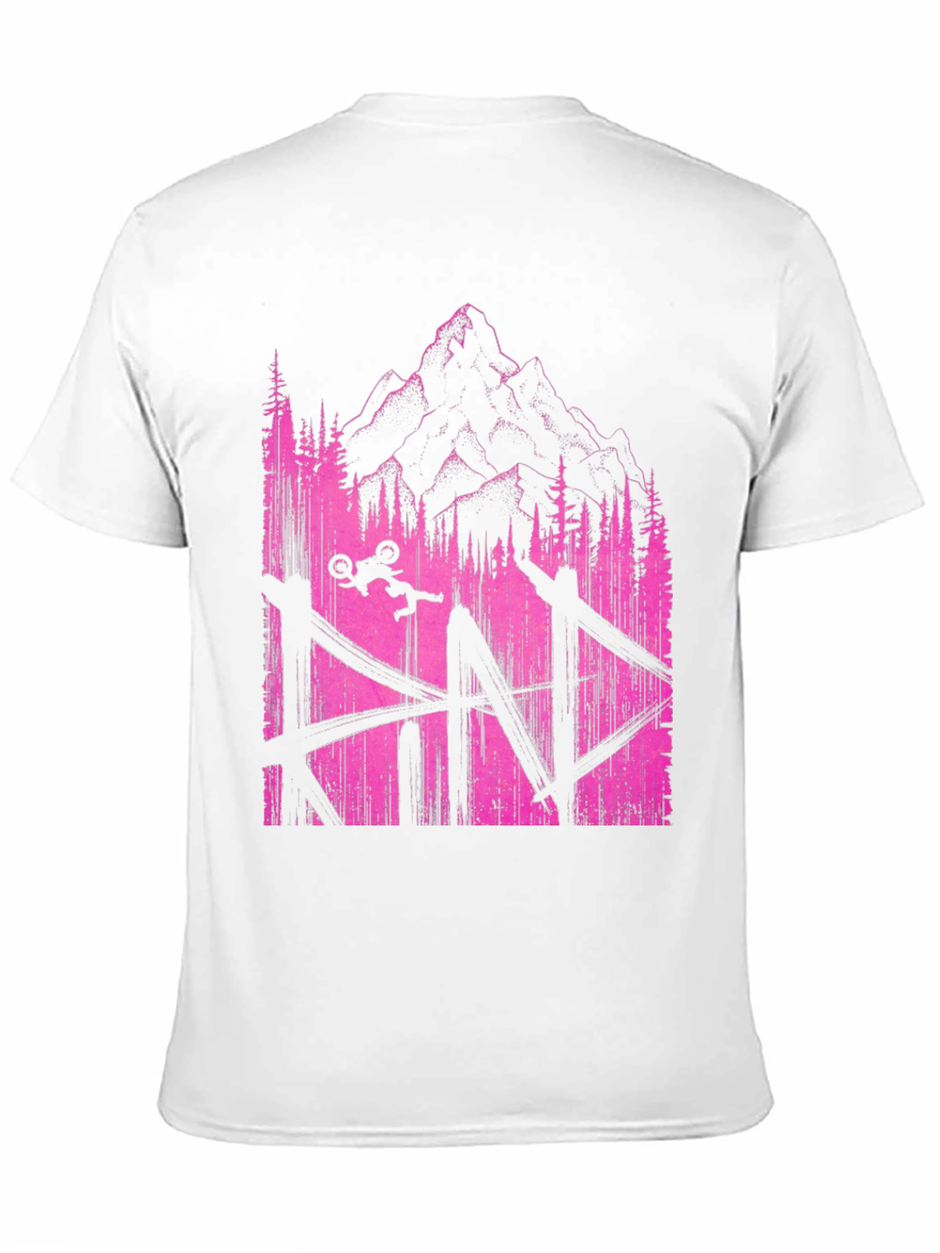 Mountain Bike Jump Graphic Tee - Black
