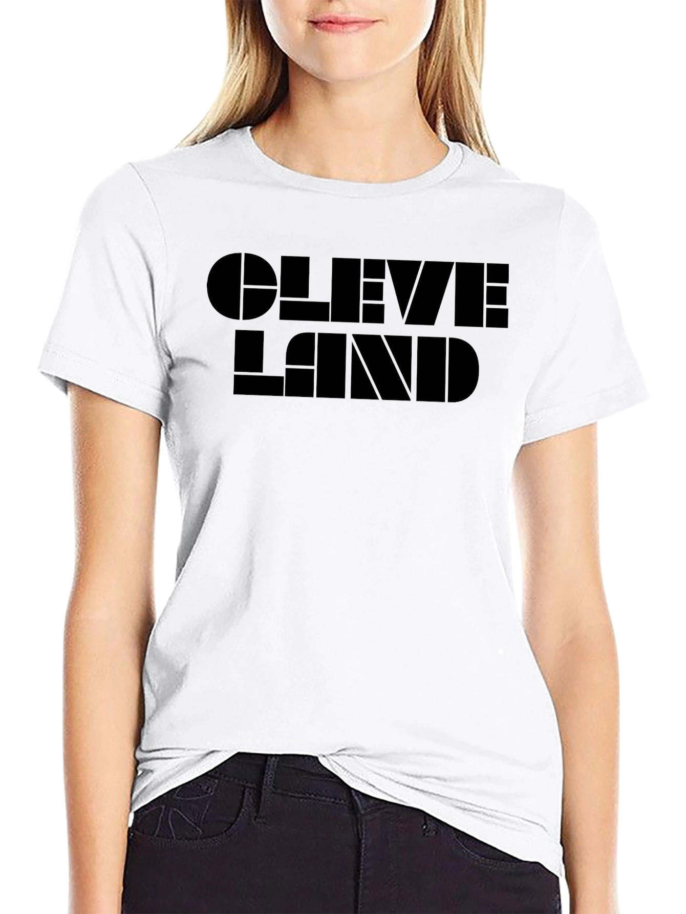 Cleveland Block Graphic T-Shirt - Modern Streetwear