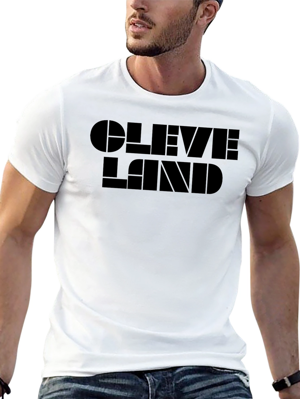 Cleveland Block Graphic T-Shirt - Modern Streetwear