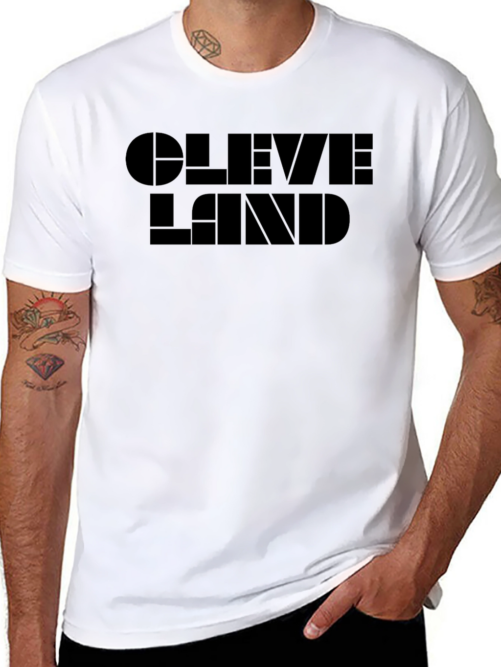 Cleveland Block Graphic T-Shirt - Modern Streetwear