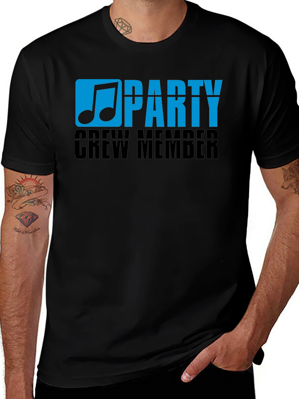 Party Crew Member Graphic T-Shirt