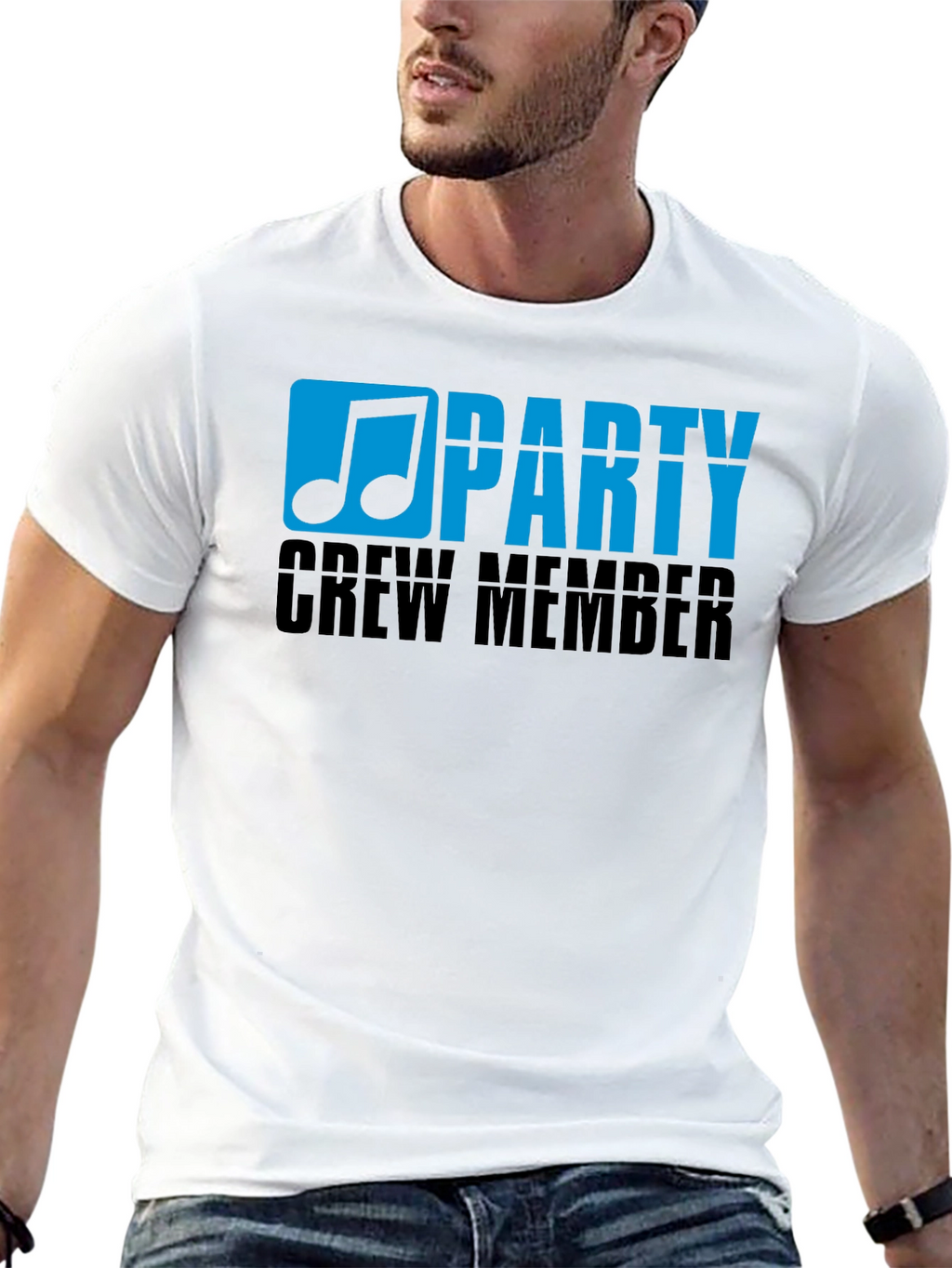 Party Crew Member Graphic T-Shirt