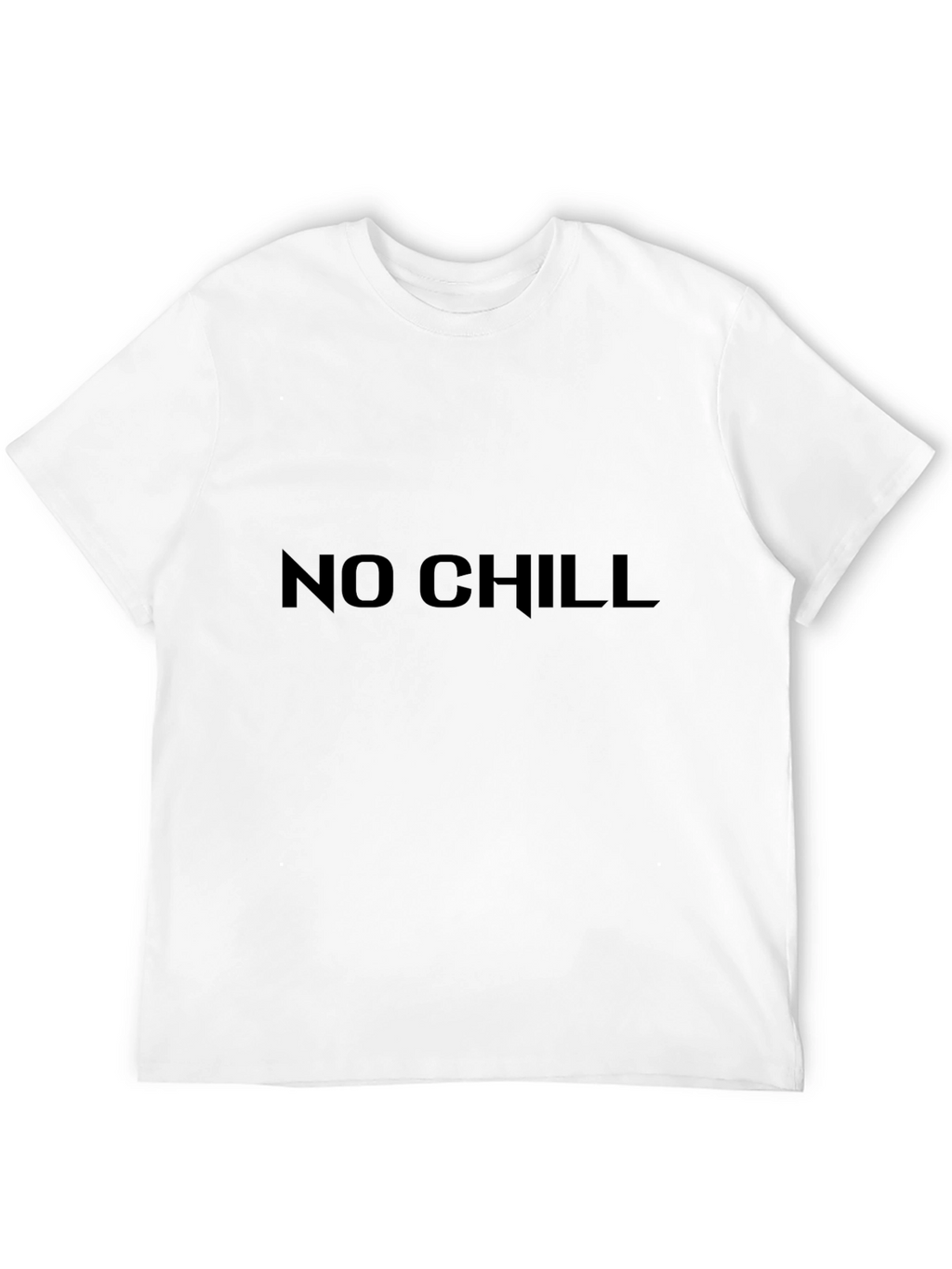 No Chill Black Graphic Tee
