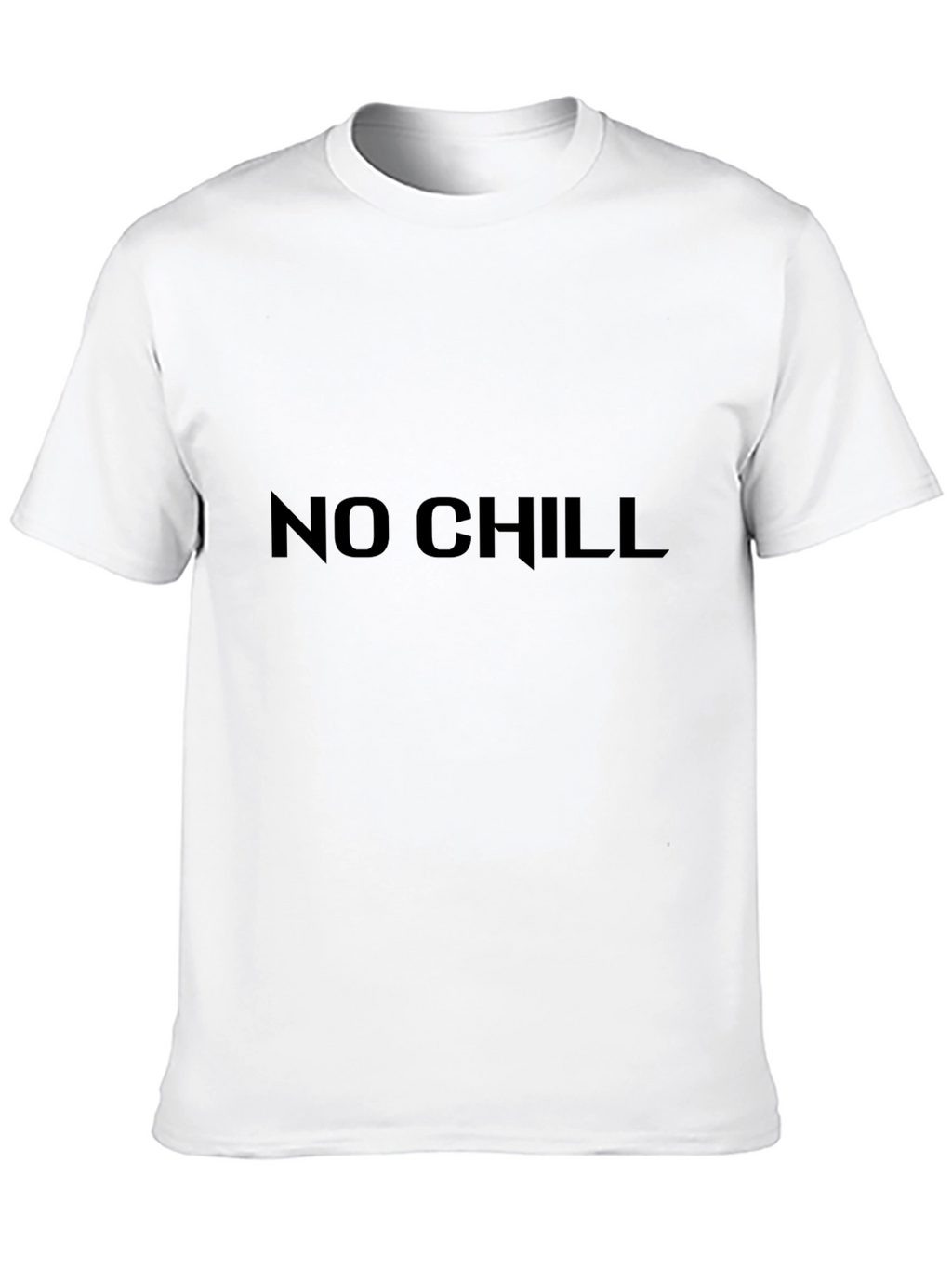 No Chill Black Graphic Tee