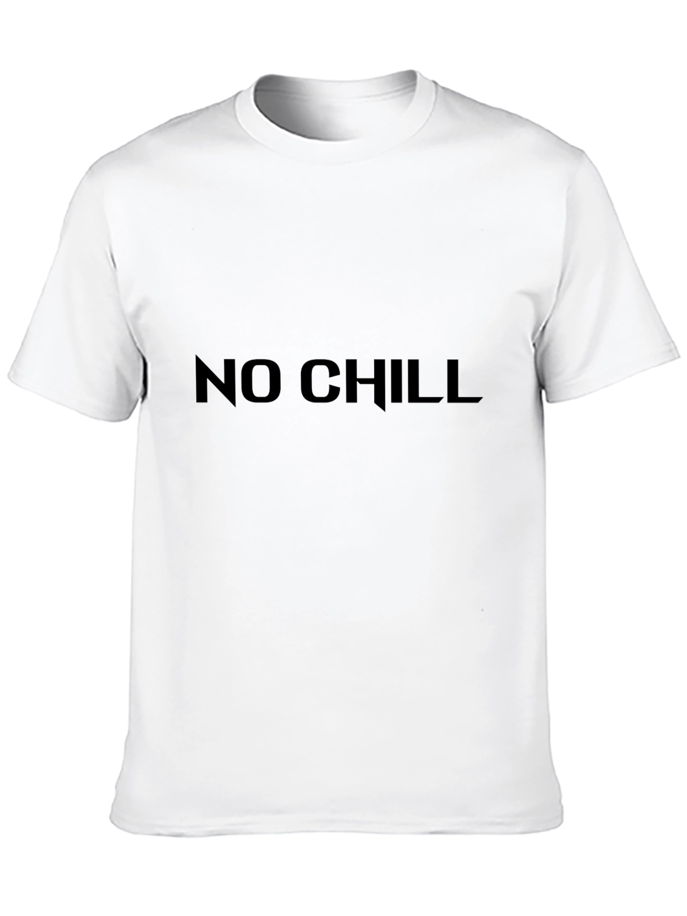 No Chill Black Graphic Tee