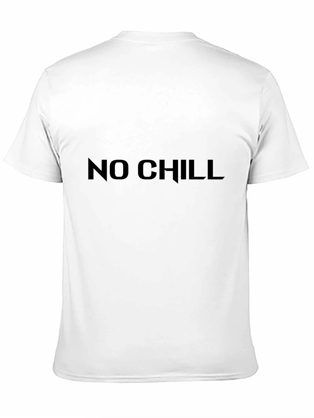 No Chill Black Graphic Tee