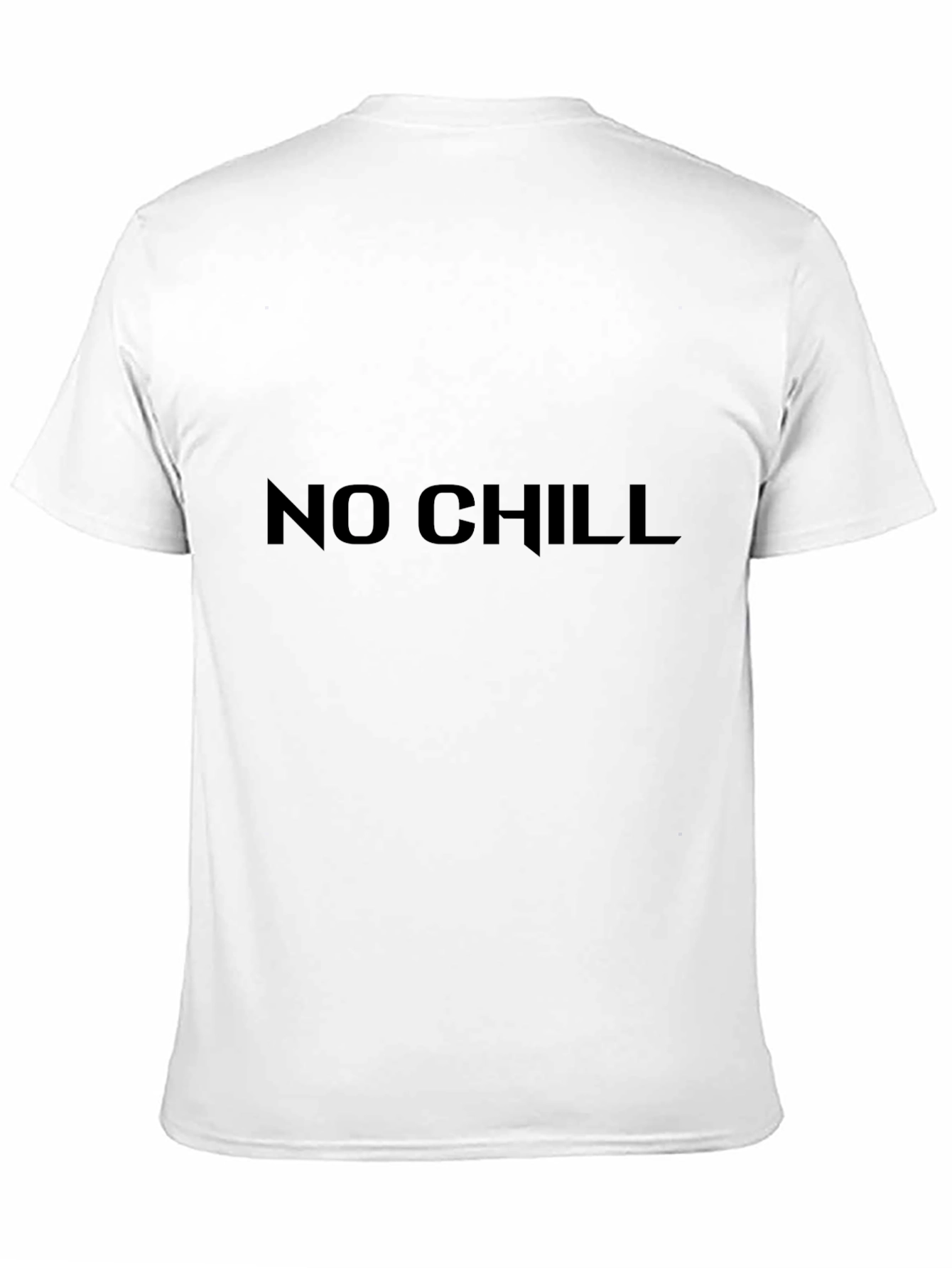 No Chill Black Graphic Tee