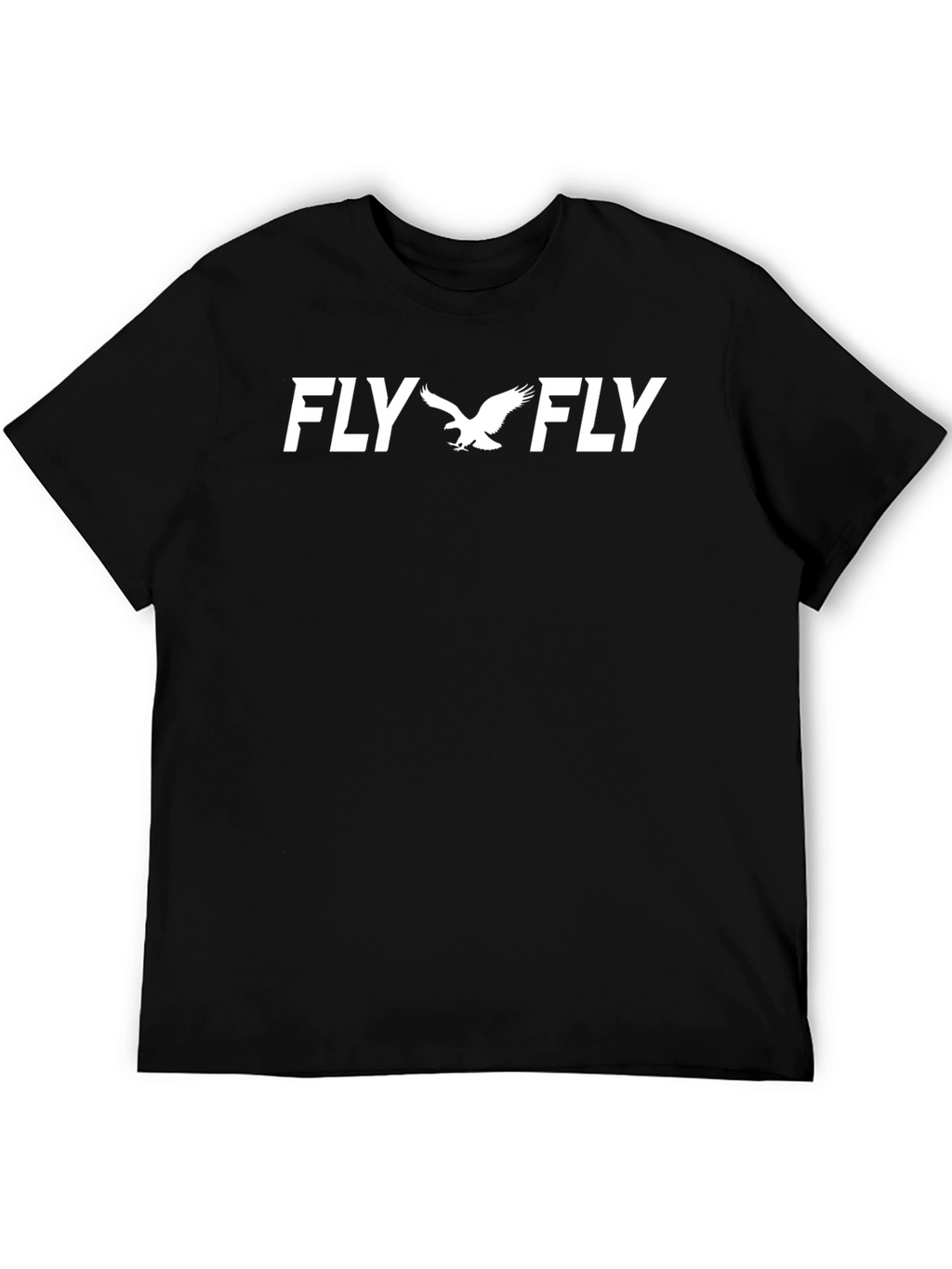 Fly Eagle Fly Graphic Tee - Black