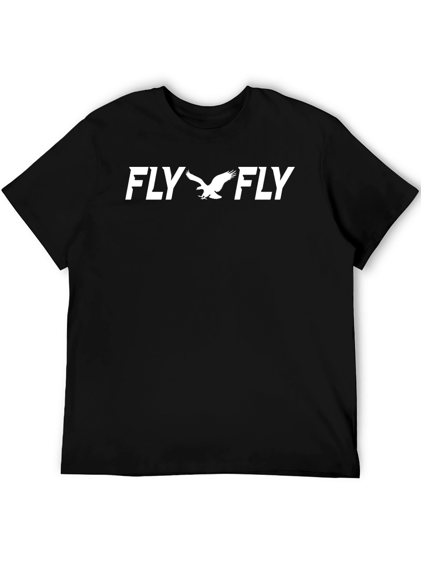 Fly Eagle Fly Graphic Tee - Black
