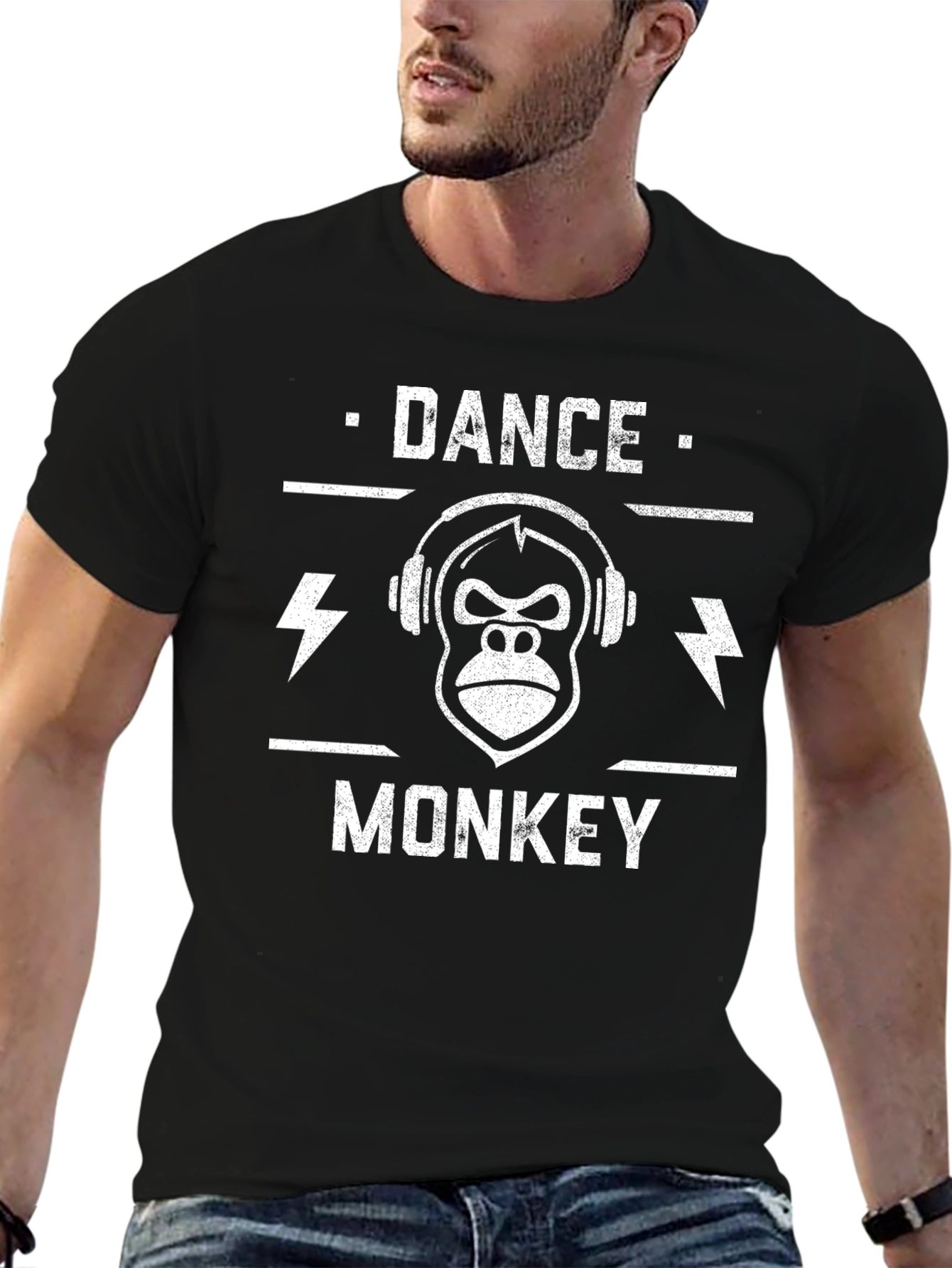 Dance Monkey Graphic Tee - Black T-Shirt