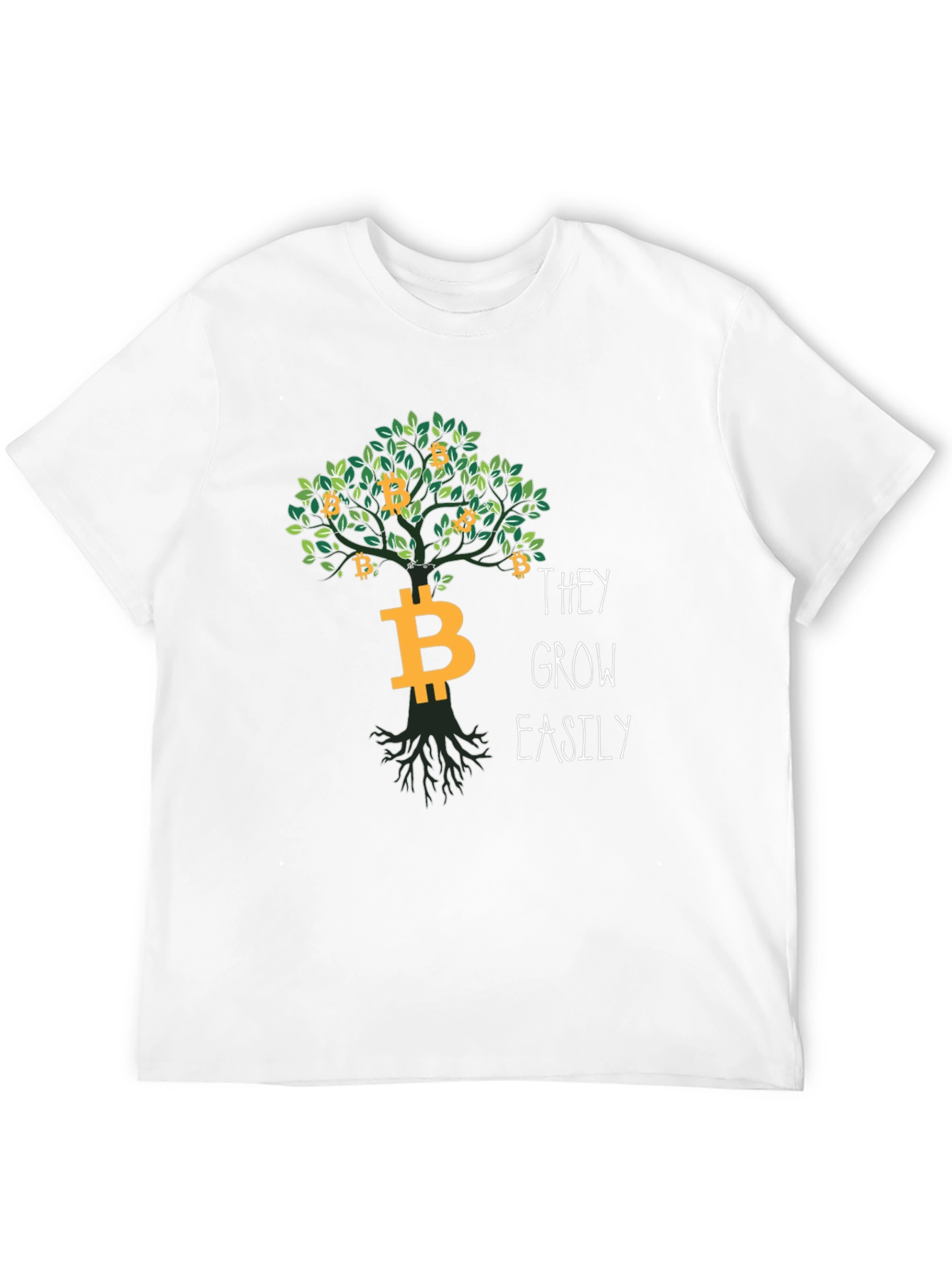 Bitcoin Tree T-Shirt - Grow Your Crypto Easily!