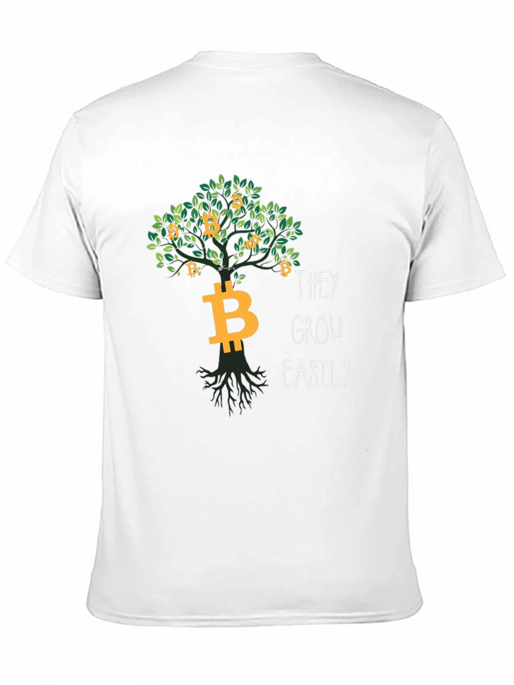 Bitcoin Tree T-Shirt - Grow Your Crypto Easily!