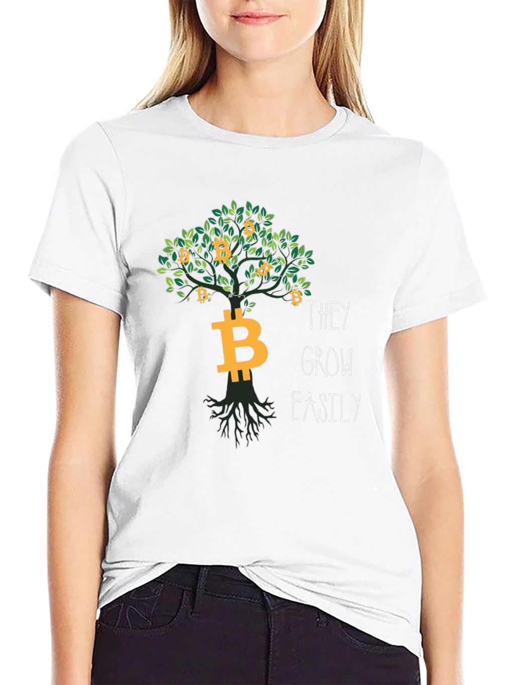 Bitcoin Tree T-Shirt - Grow Your Crypto Easily!