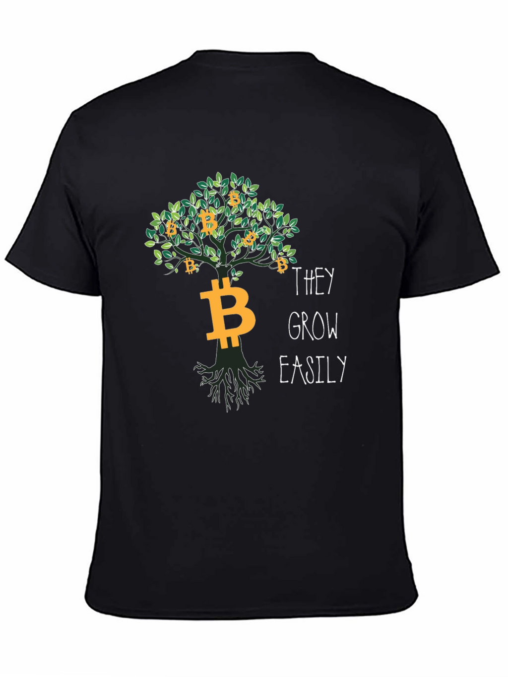 Bitcoin Tree T-Shirt - Grow Your Crypto Easily!
