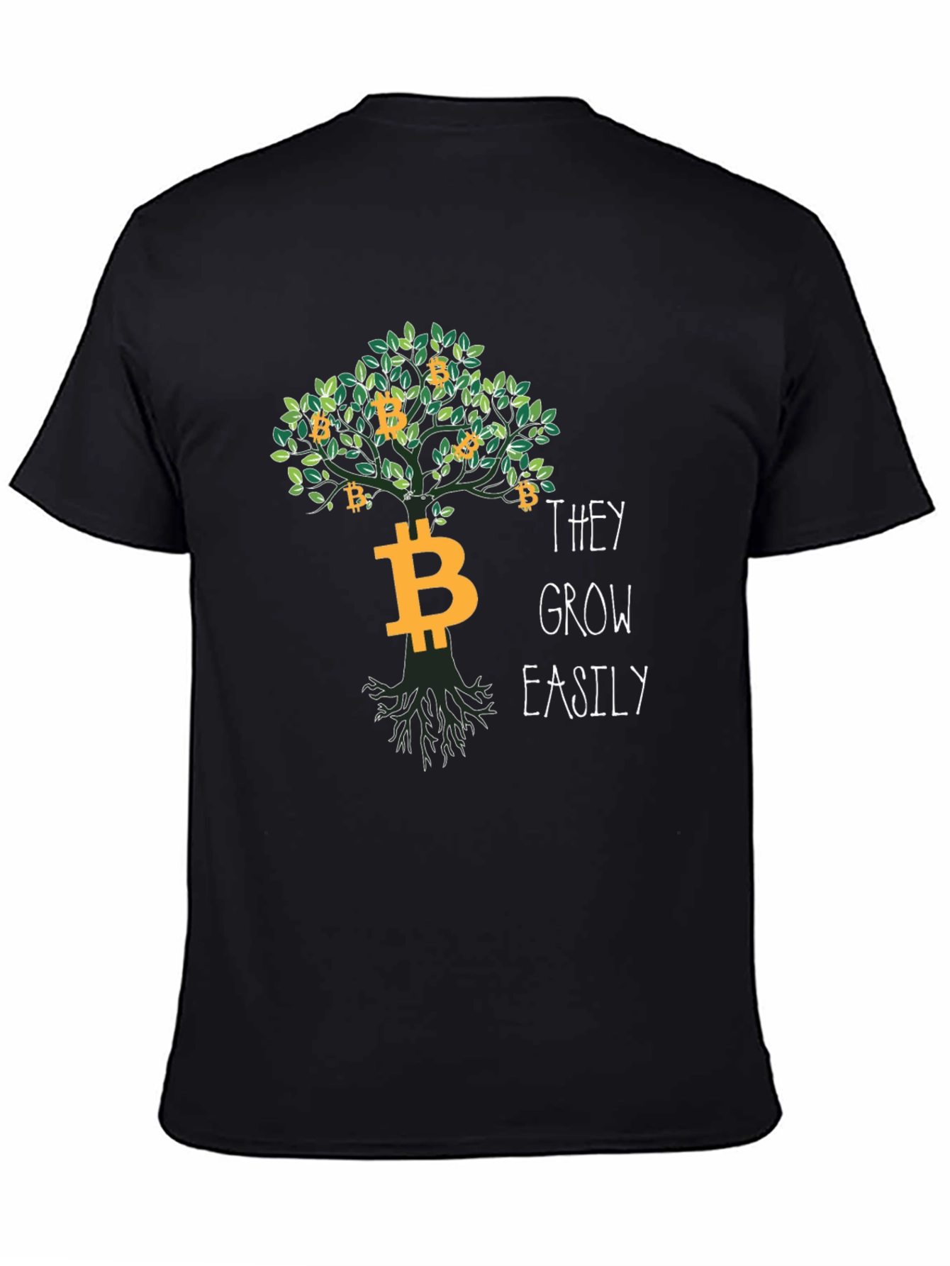 Bitcoin Tree T-Shirt - Grow Your Crypto Easily!