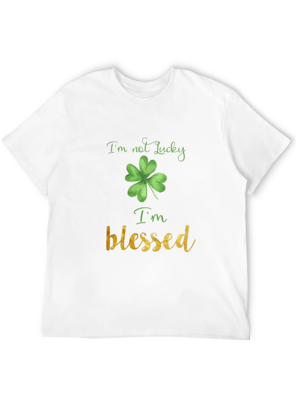 St. Patricks Day Im Blessed Black T-Shirt