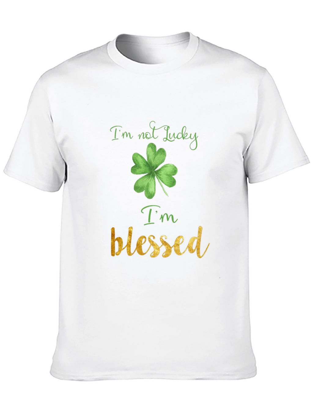 St. Patricks Day Im Blessed Black T-Shirt