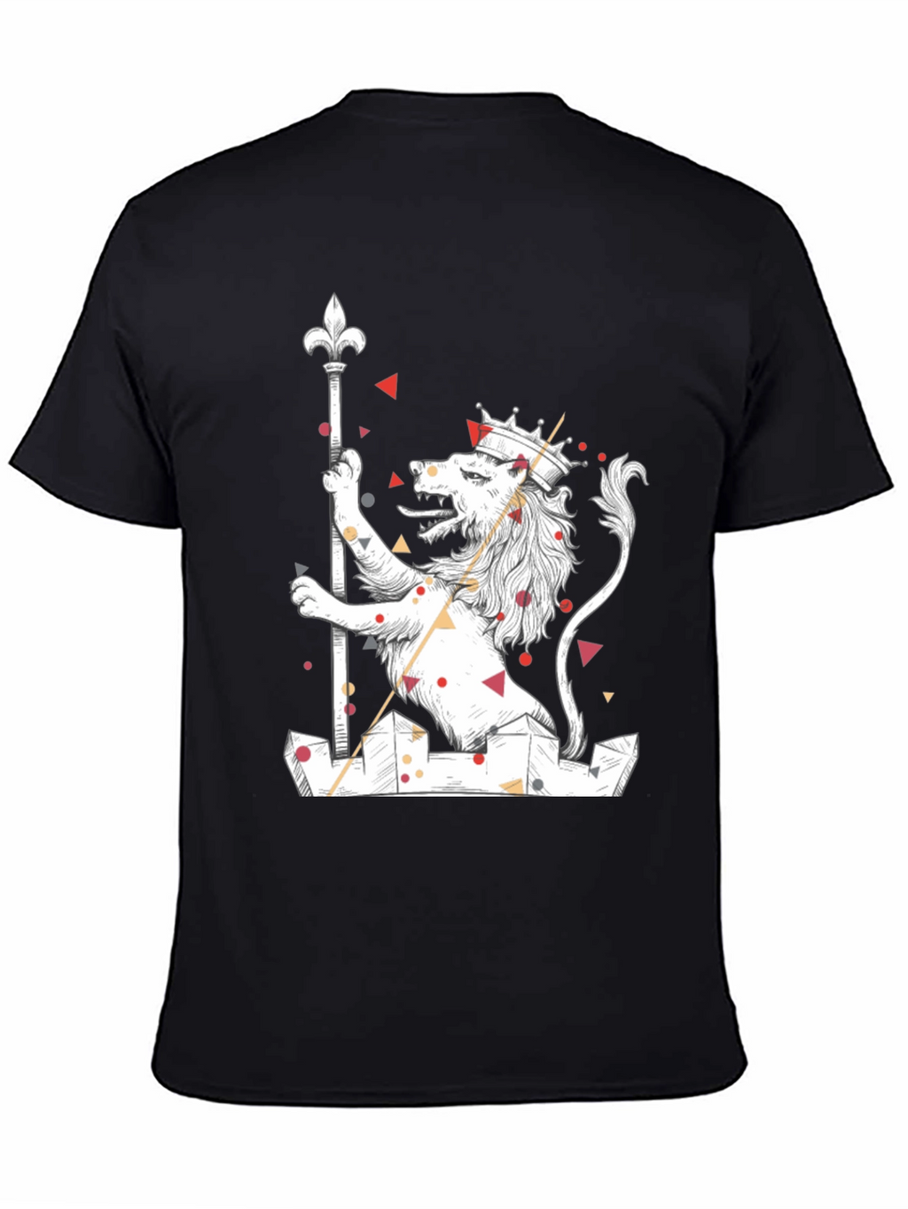 Lion King Graphic Tee - Black Cotton T-Shirt