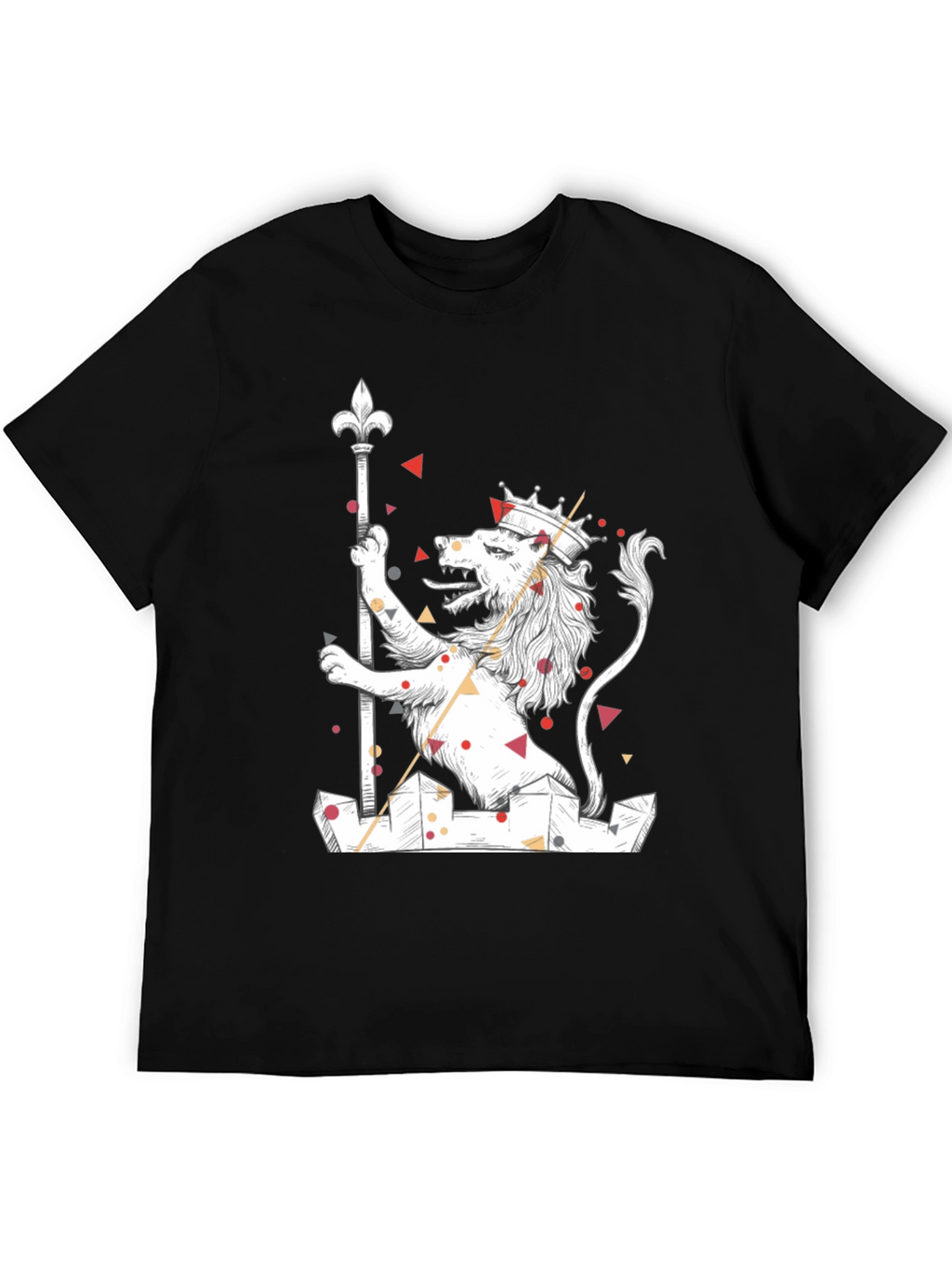 Lion King Graphic Tee - Black Cotton T-Shirt