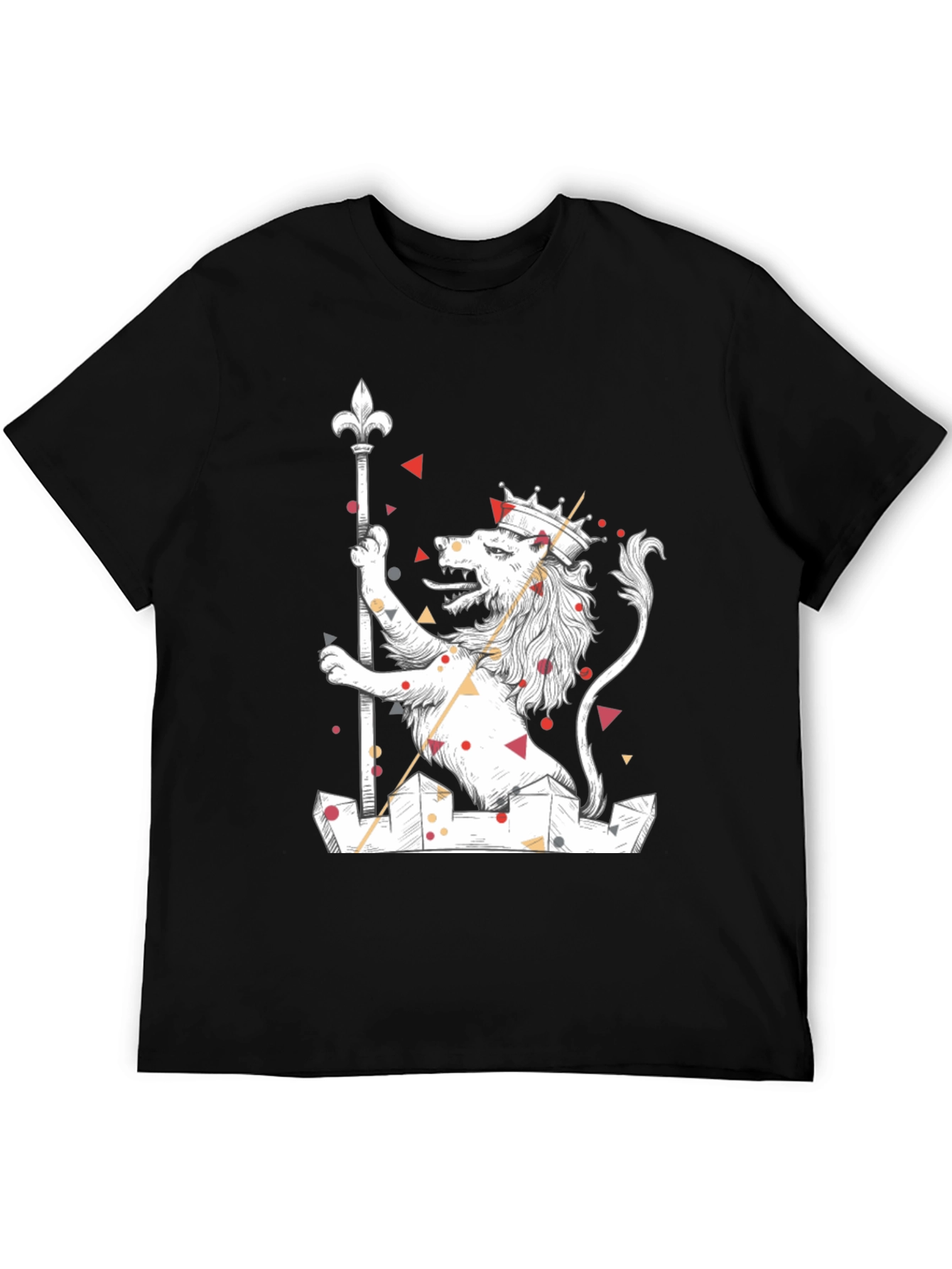 Lion King Graphic Tee - Black Cotton T-Shirt