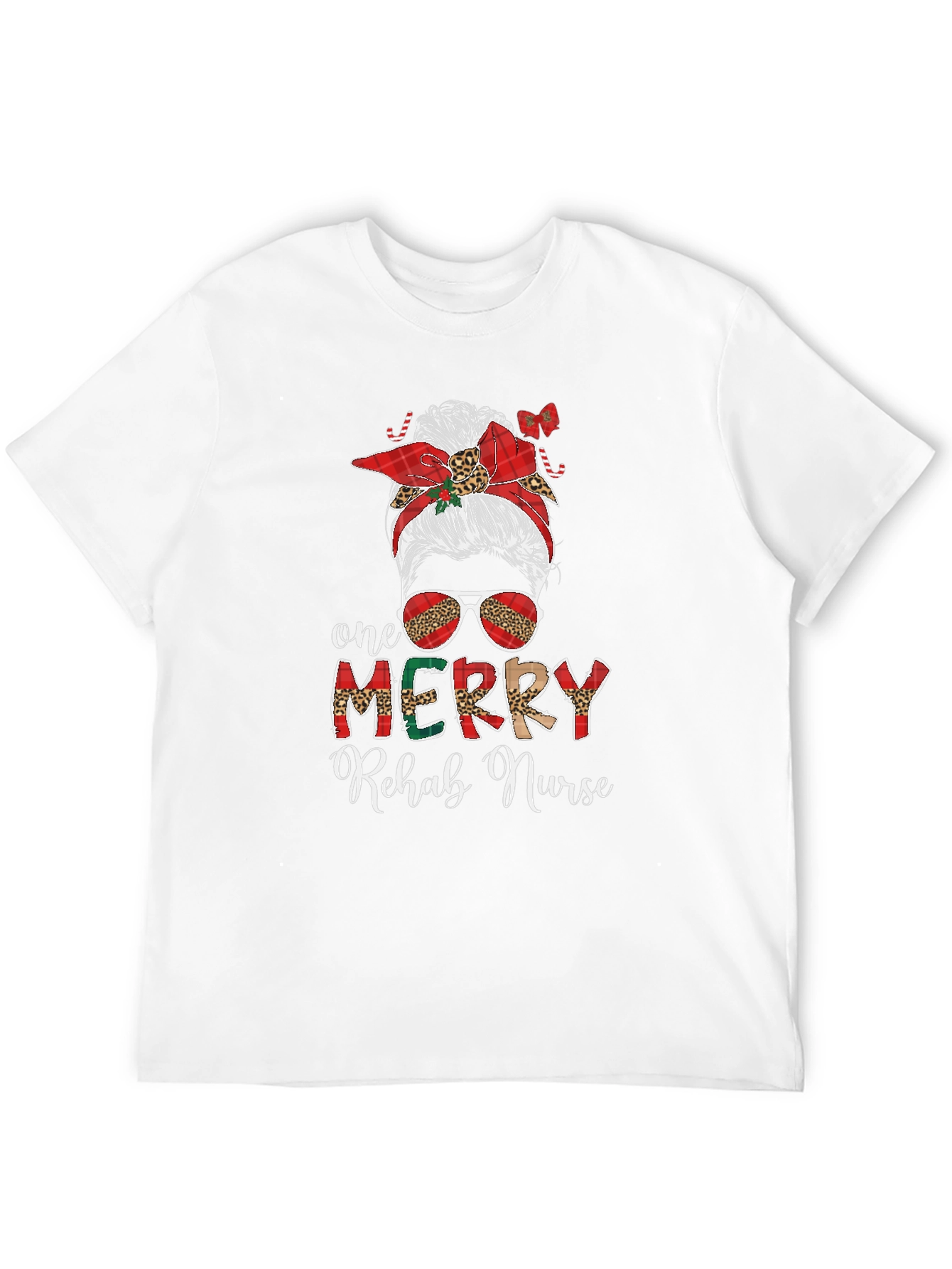 One Merry Rehab Nurse Christmas T-Shirt
