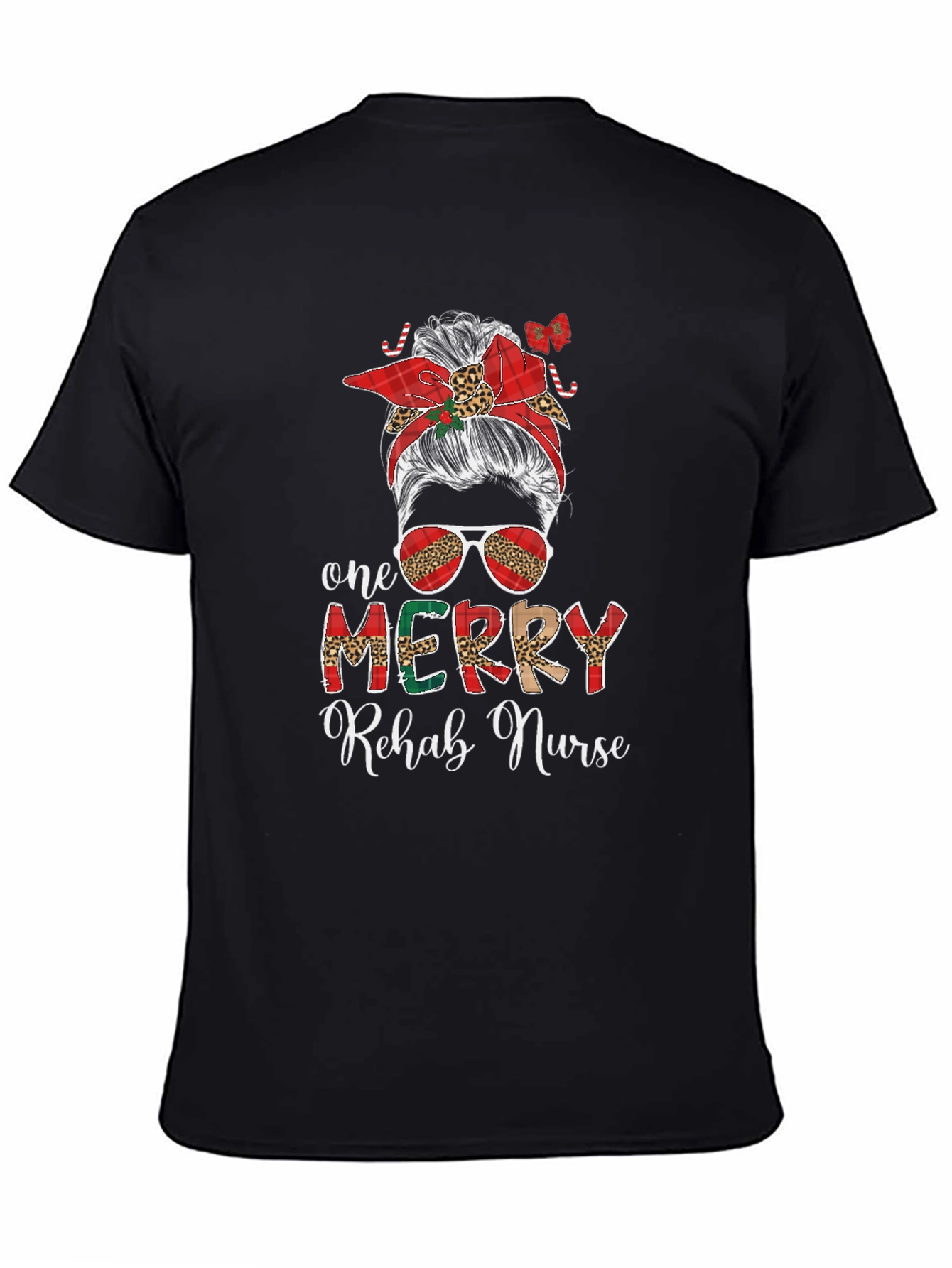 One Merry Rehab Nurse Christmas T-Shirt