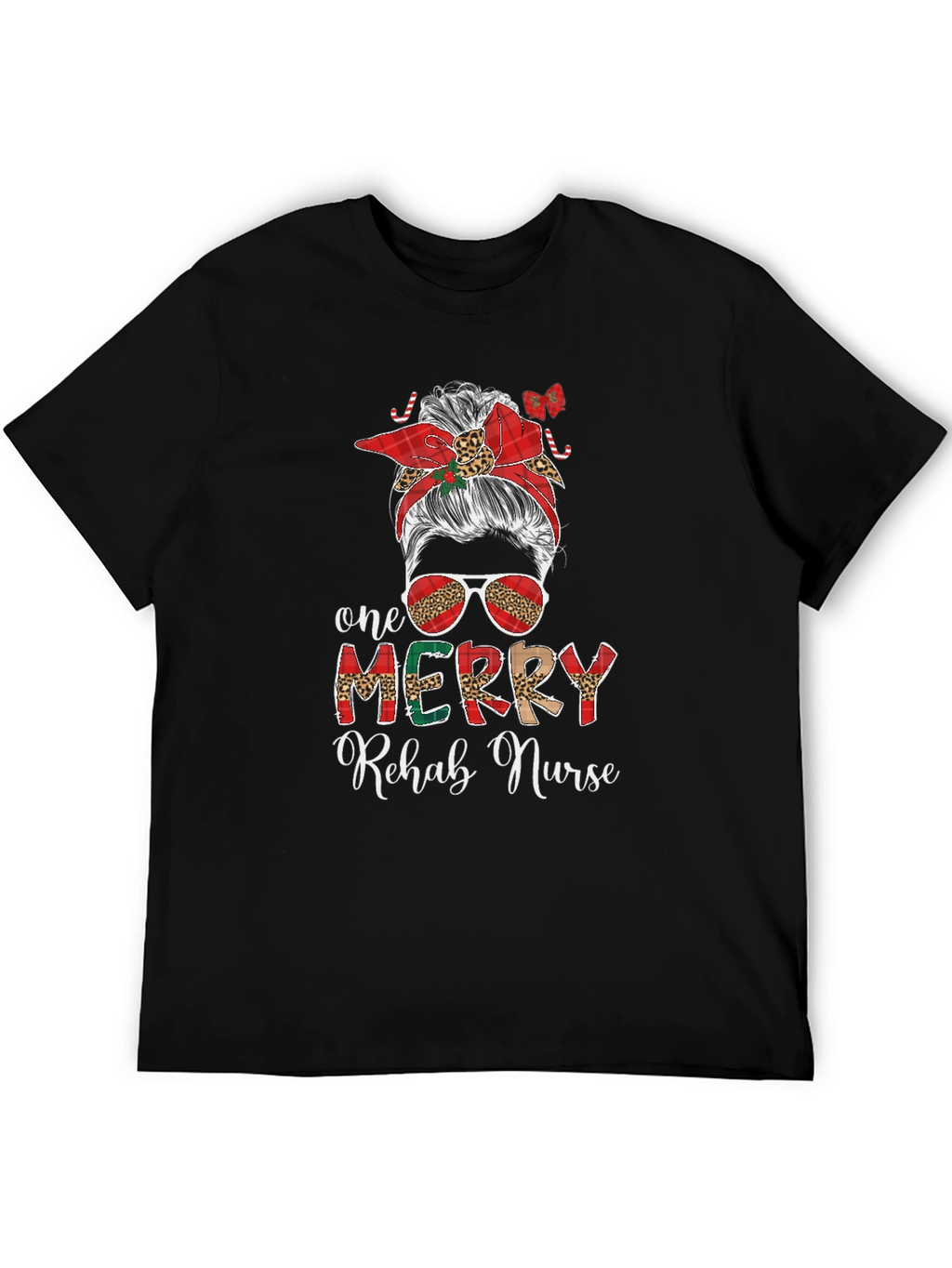 One Merry Rehab Nurse Christmas T-Shirt