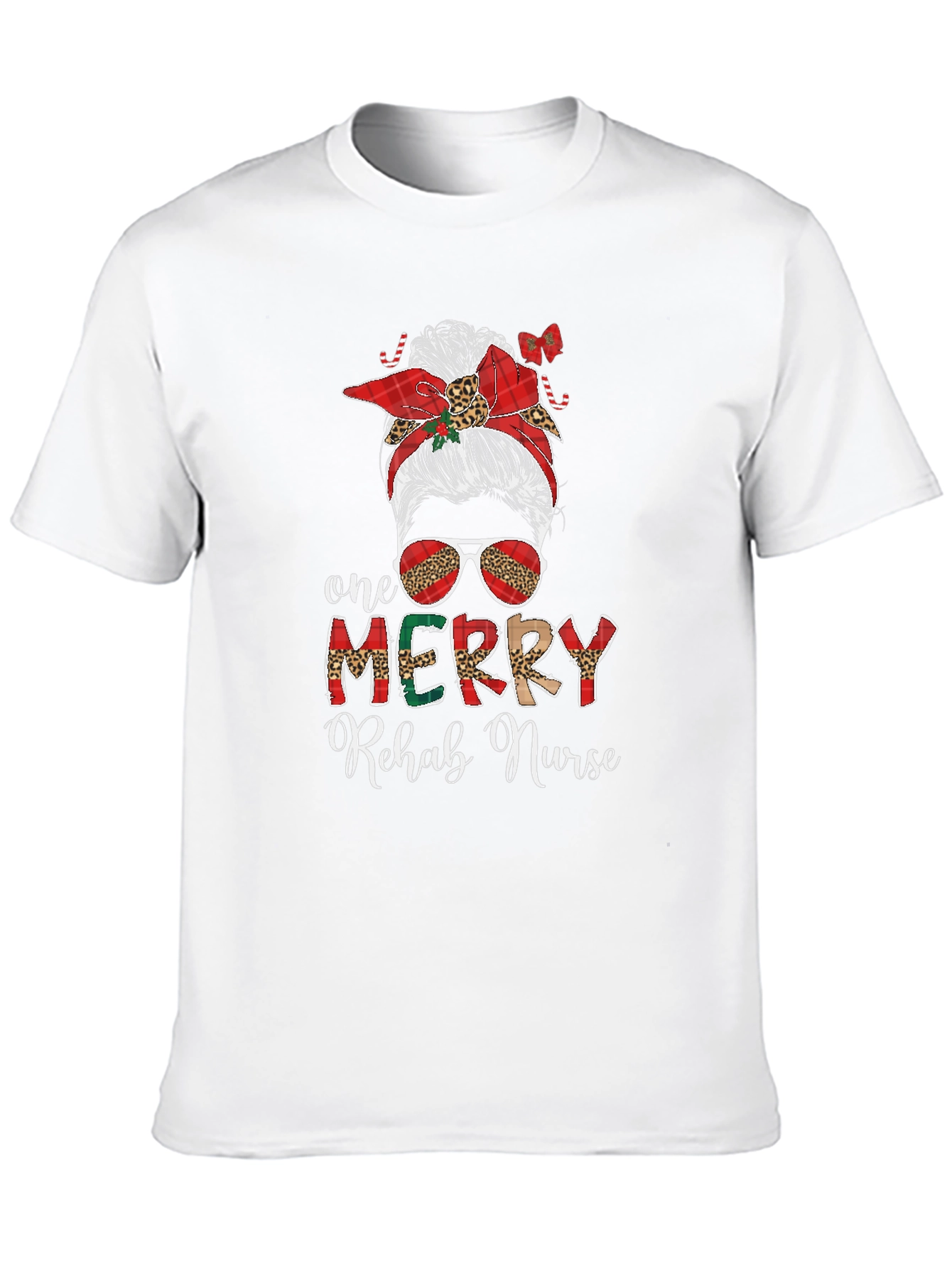 One Merry Rehab Nurse Christmas T-Shirt