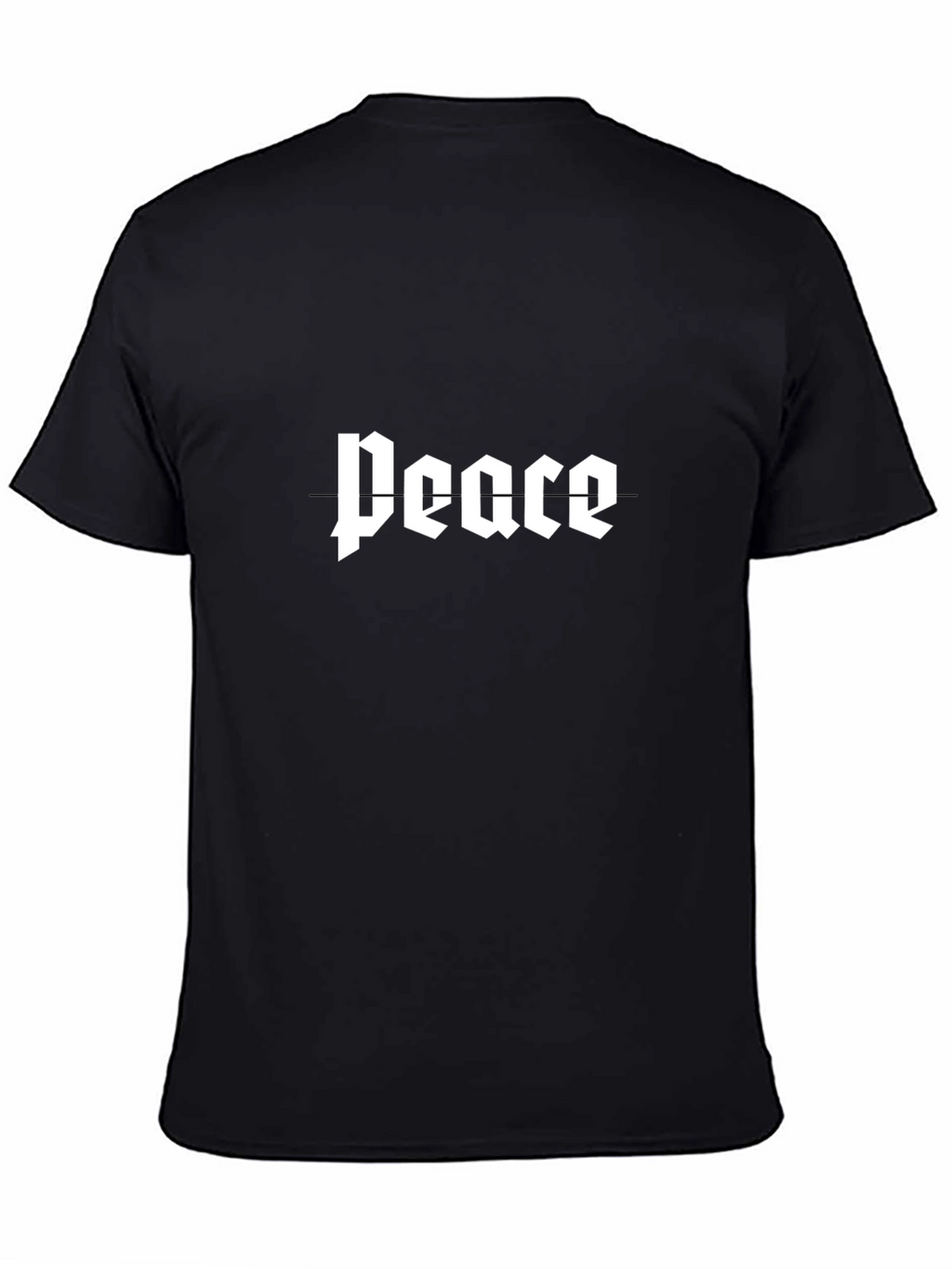 Peace Graphic Black T-Shirt
