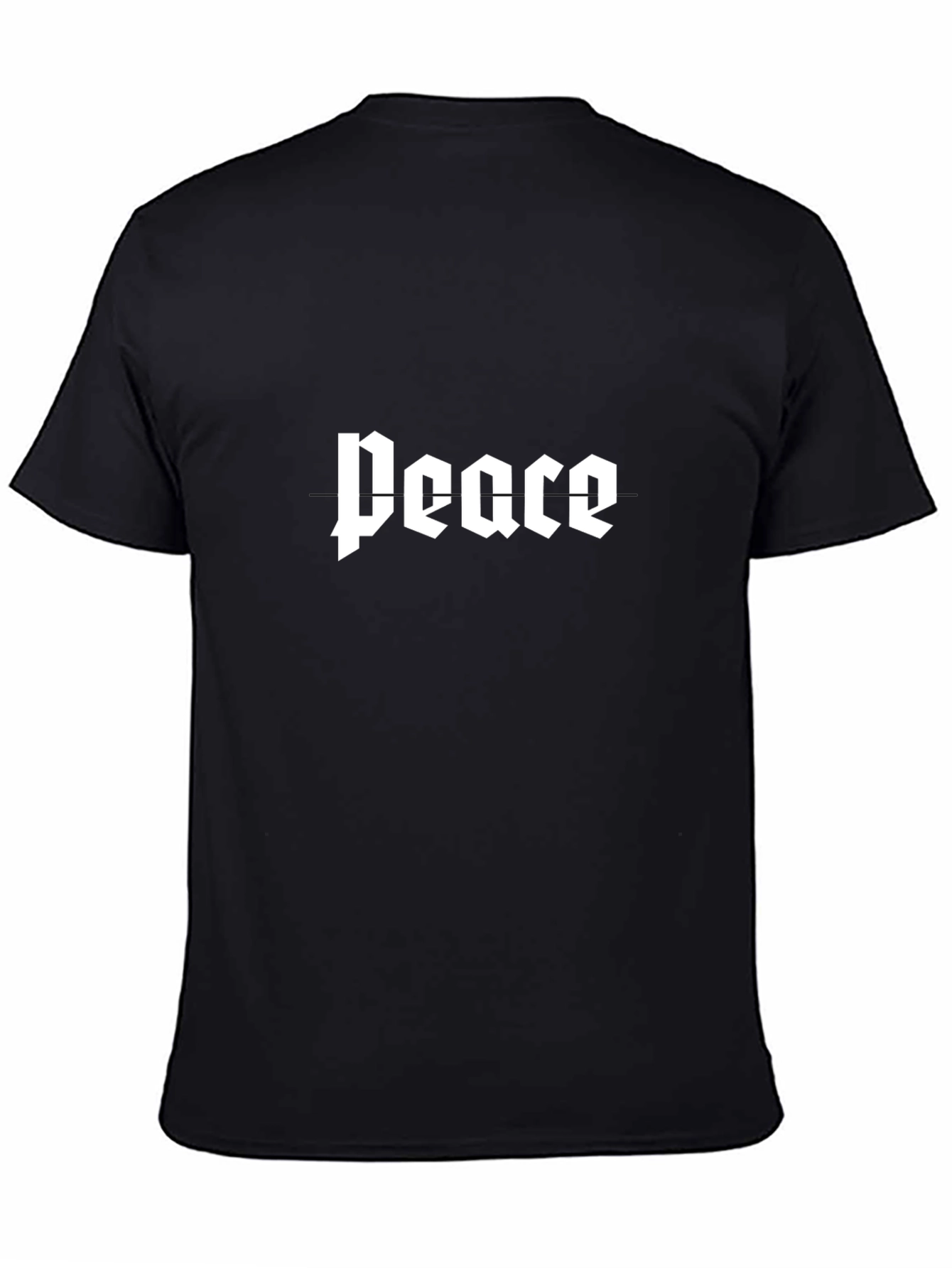 Peace Graphic Black T-Shirt