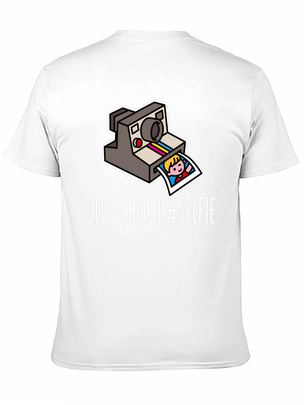 Old School Selfie T-Shirt - Retro Instant Camera Design