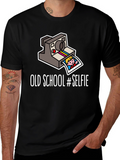 Old School Selfie T-Shirt - Retro Instant Camera Design