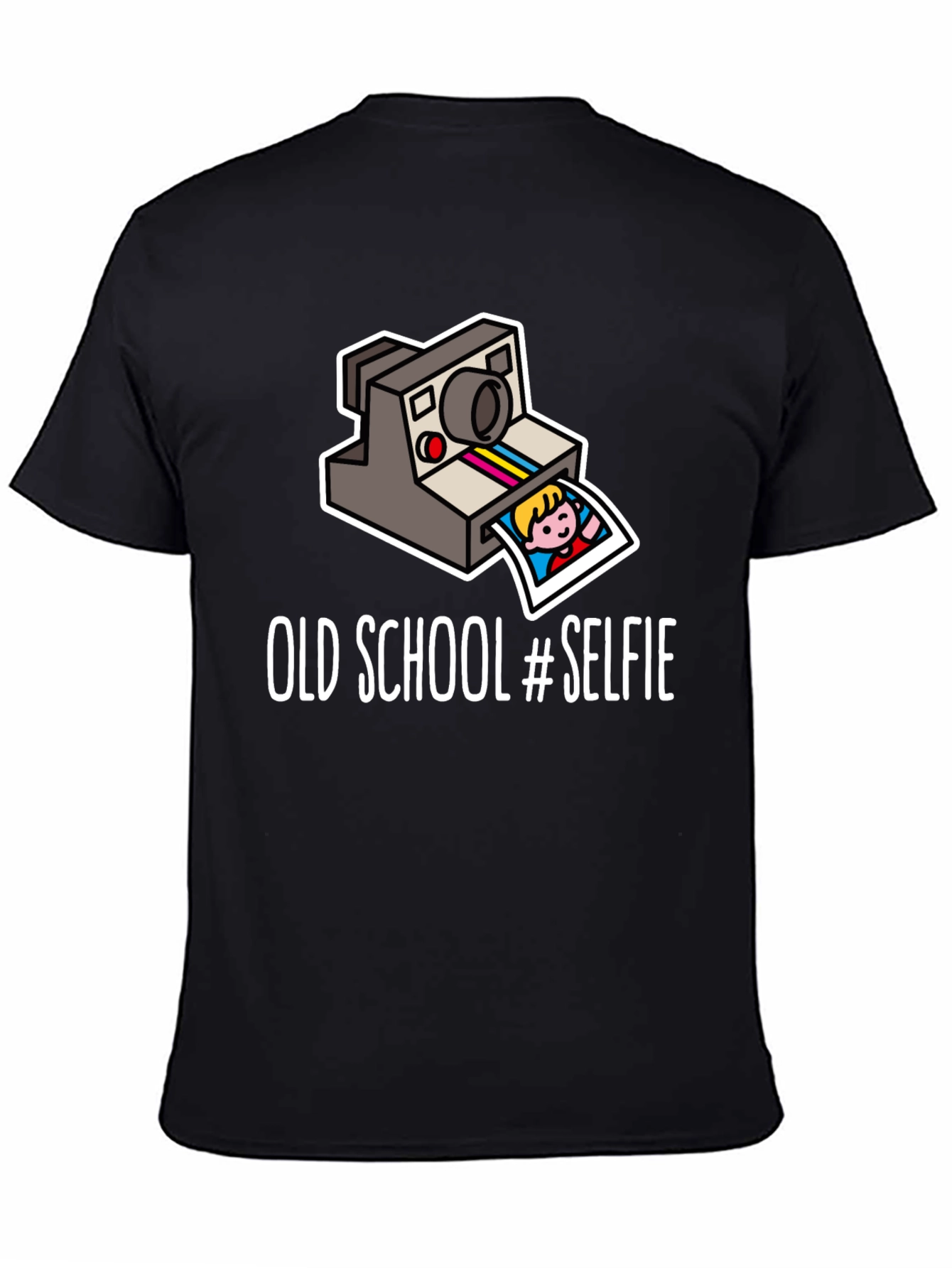 Old School Selfie T-Shirt - Retro Instant Camera Design