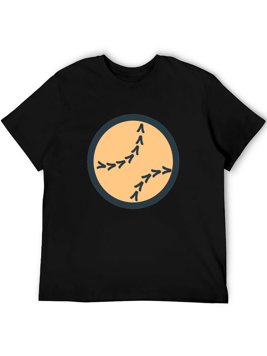 Bird Tracks Graphic Tee - Black