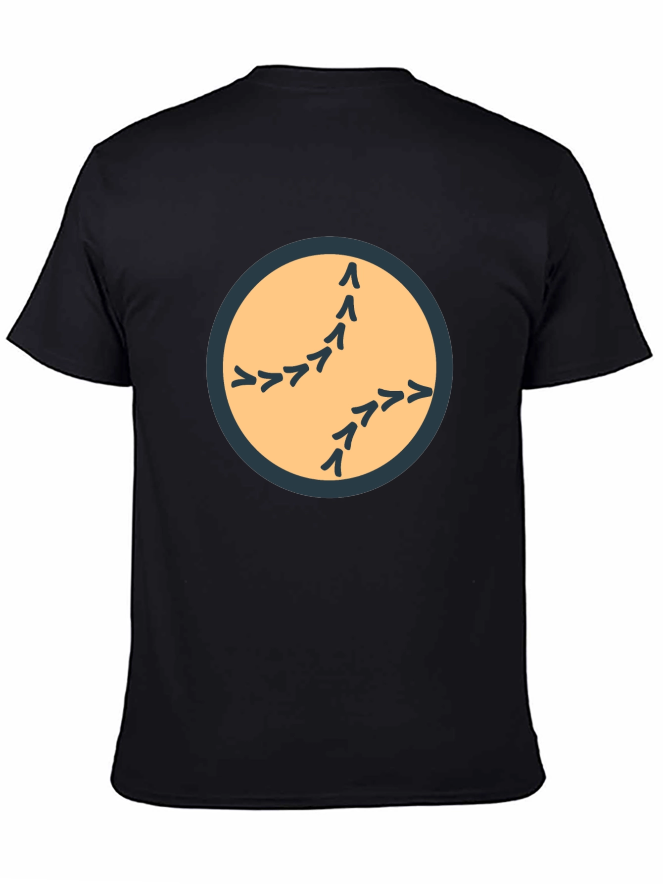 Bird Tracks Graphic Tee - Black