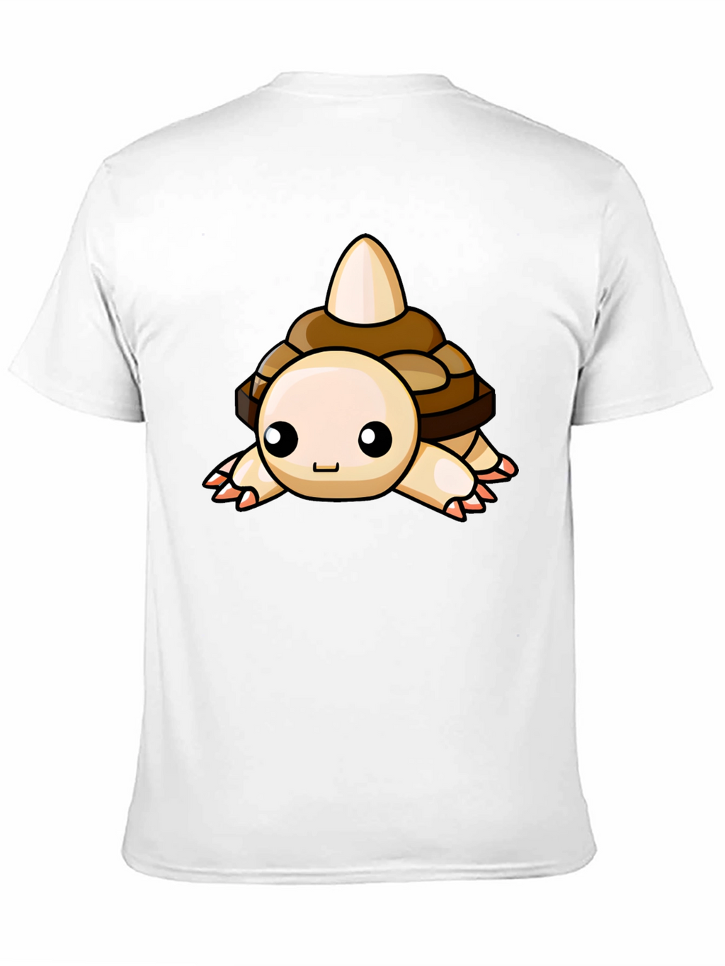 Cute Cartoon Turtle Graphic Black T-Shirt