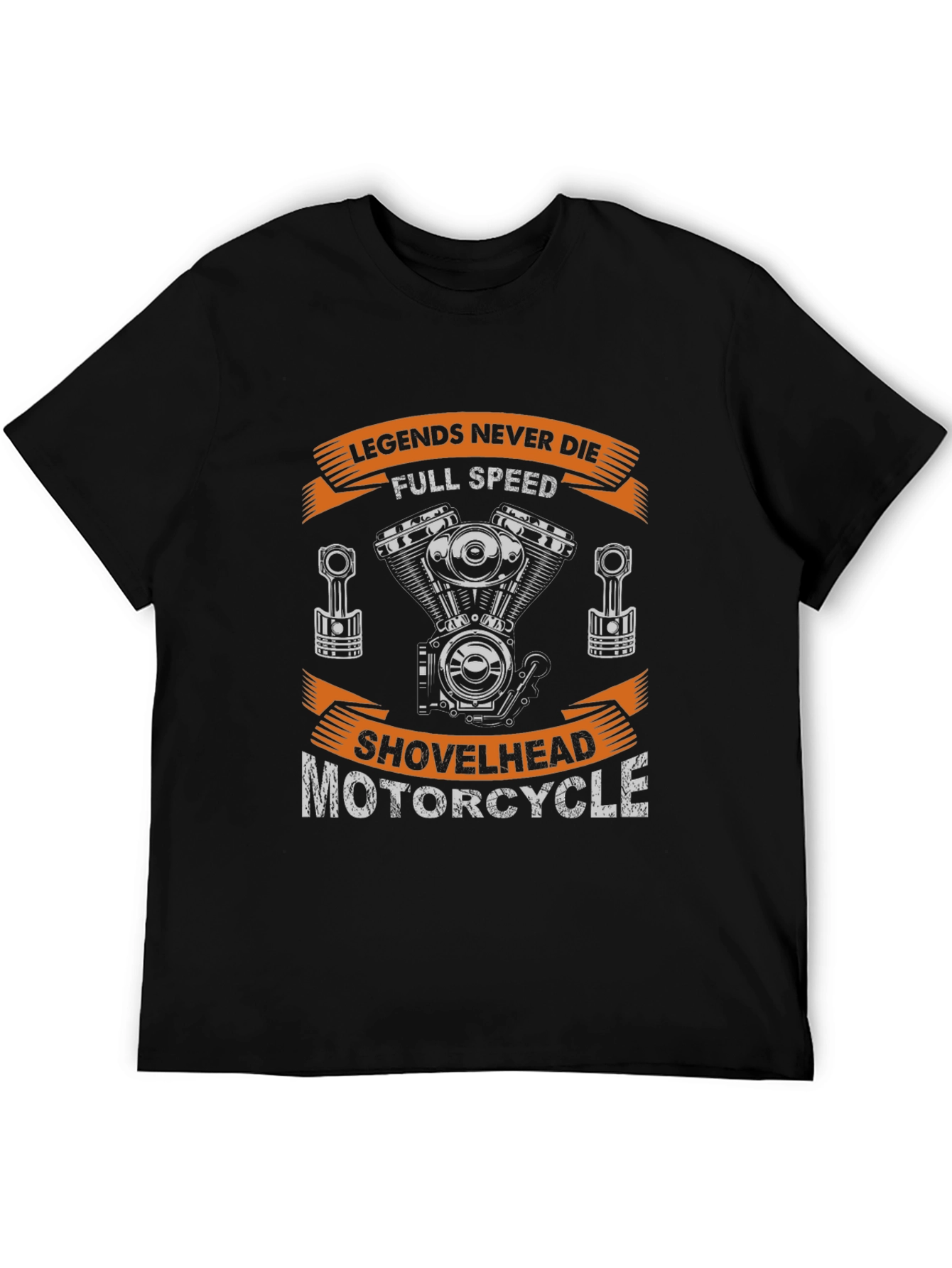 Legends Never Die Motorcycle Shovelhead T-Shirt