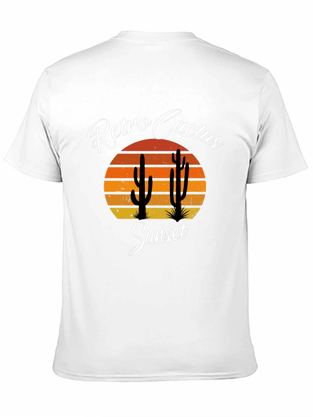 Retro Cactus Sunset Graphic Tee