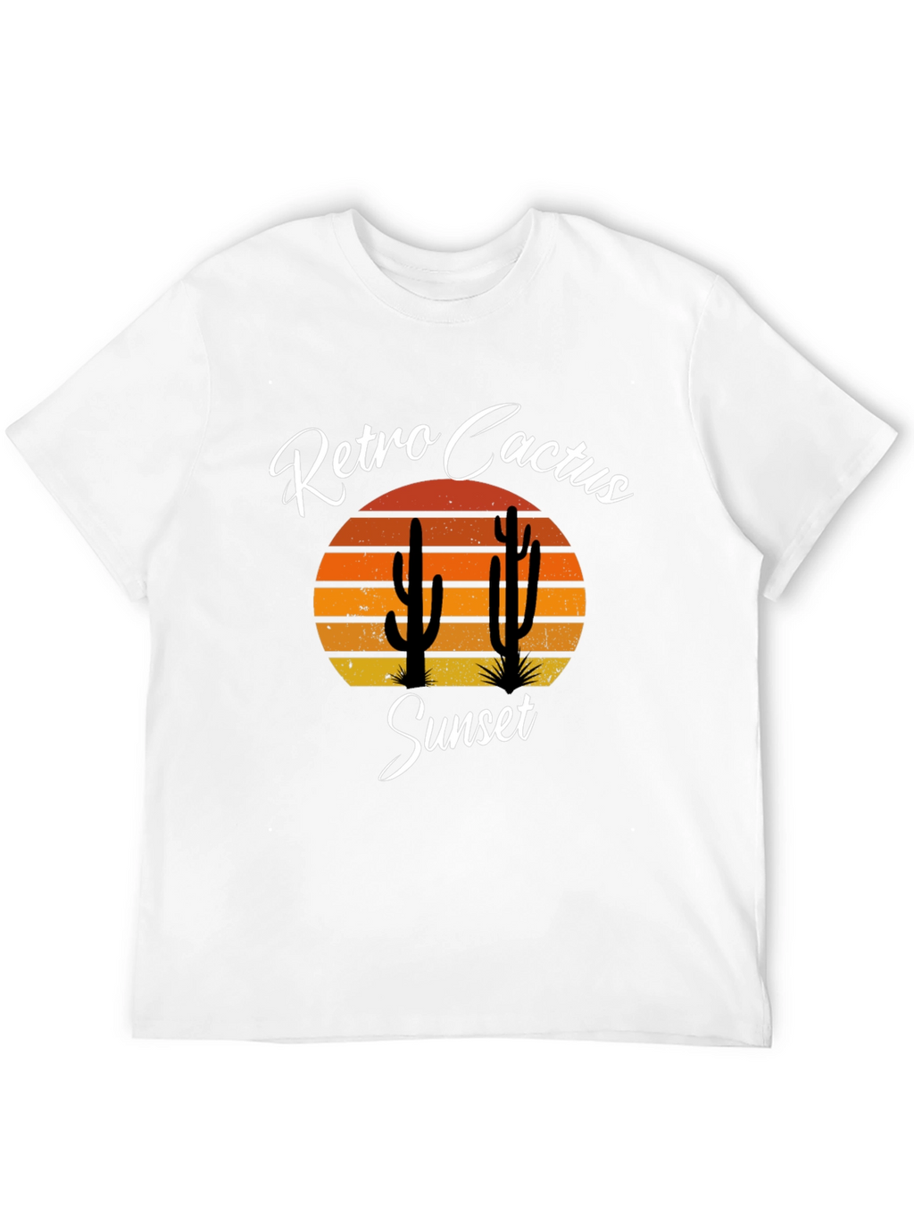 Retro Cactus Sunset Graphic Tee