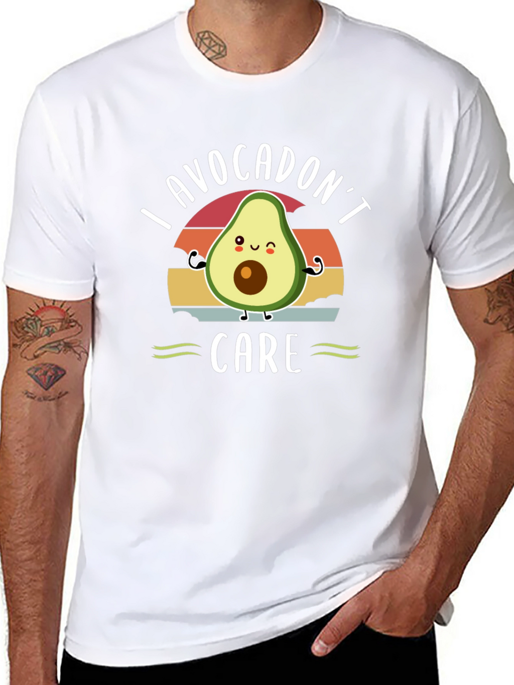 I Avocadont Care T-Shirt - Funny Avocado Graphic Tee