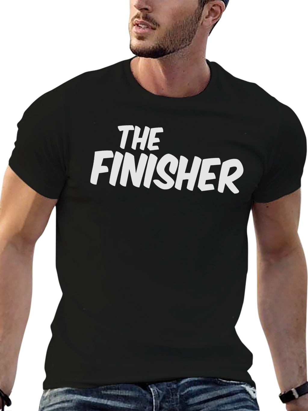 The Finisher Graphic Tee - Black Casual Shirt