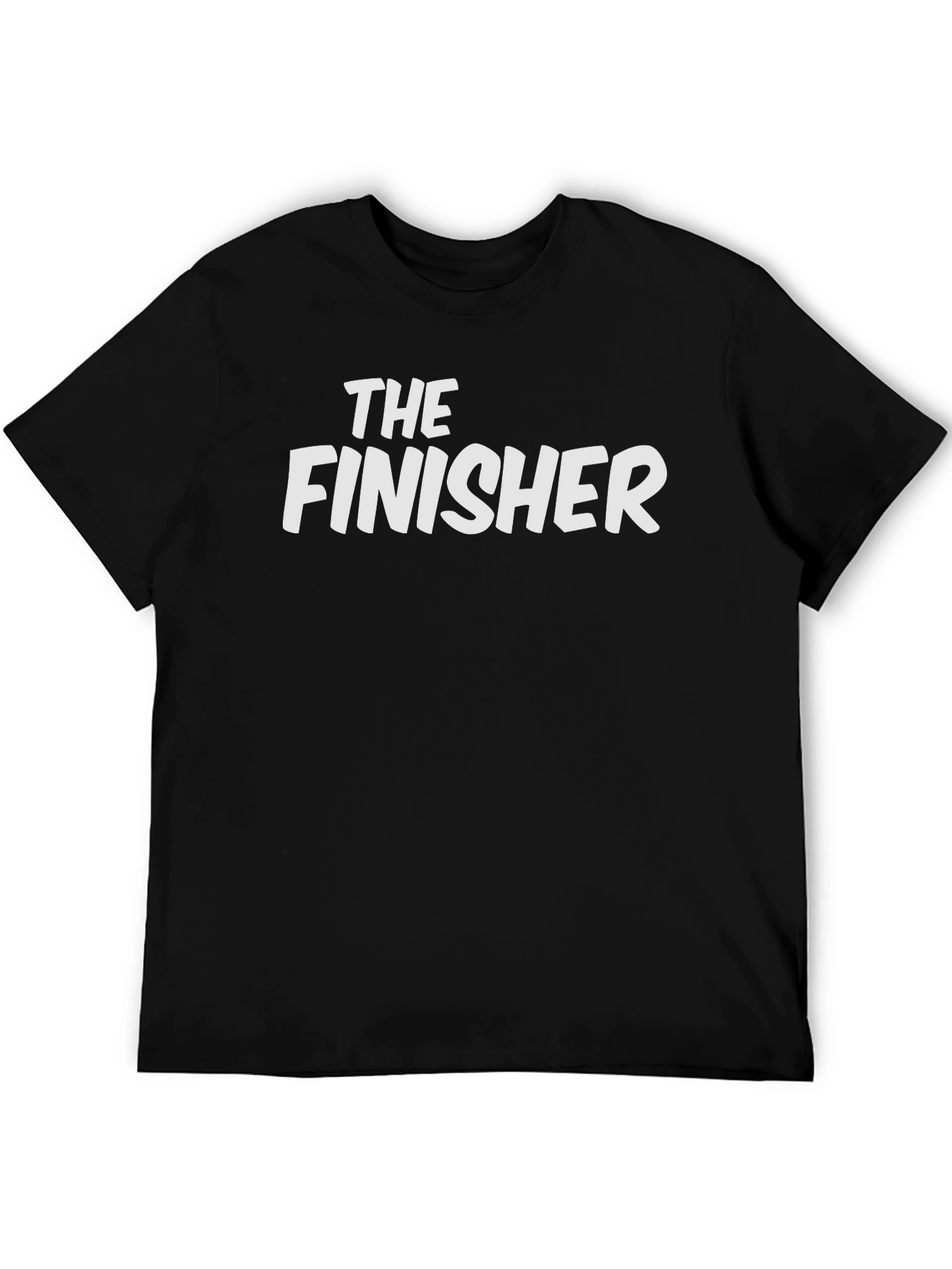 The Finisher Graphic Tee - Black Casual Shirt