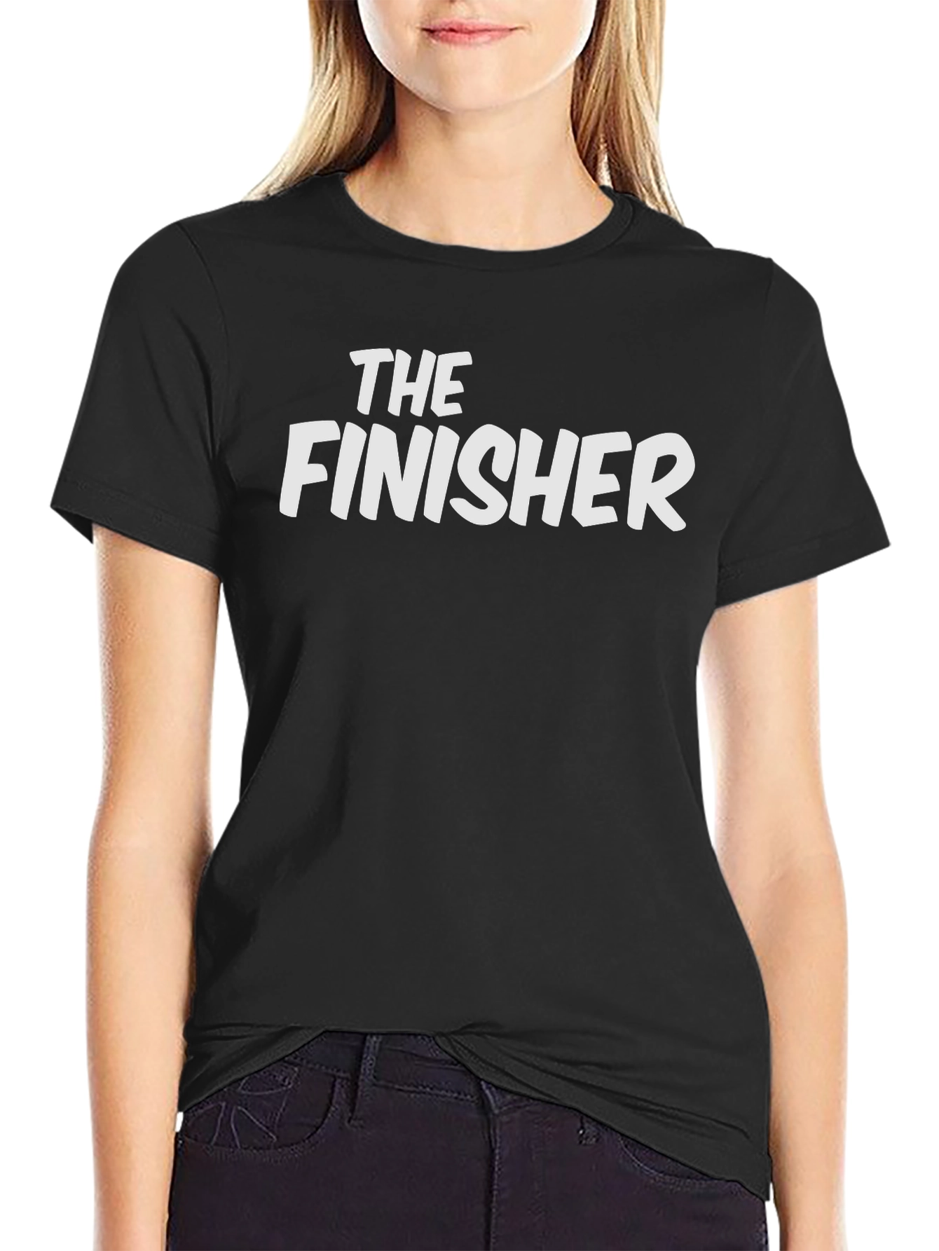 The Finisher Graphic Tee - Black Casual Shirt