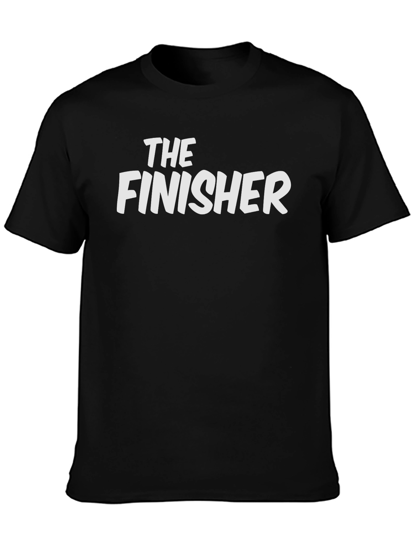 The Finisher Graphic Tee - Black Casual Shirt