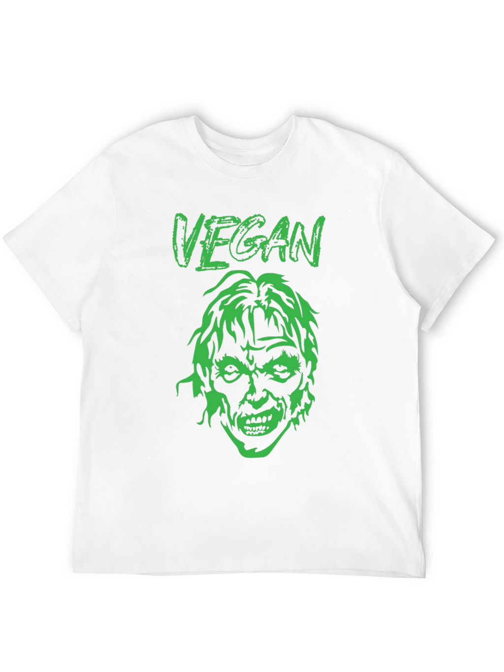 Vegan Zombie Graphic Tee - Black T-Shirt