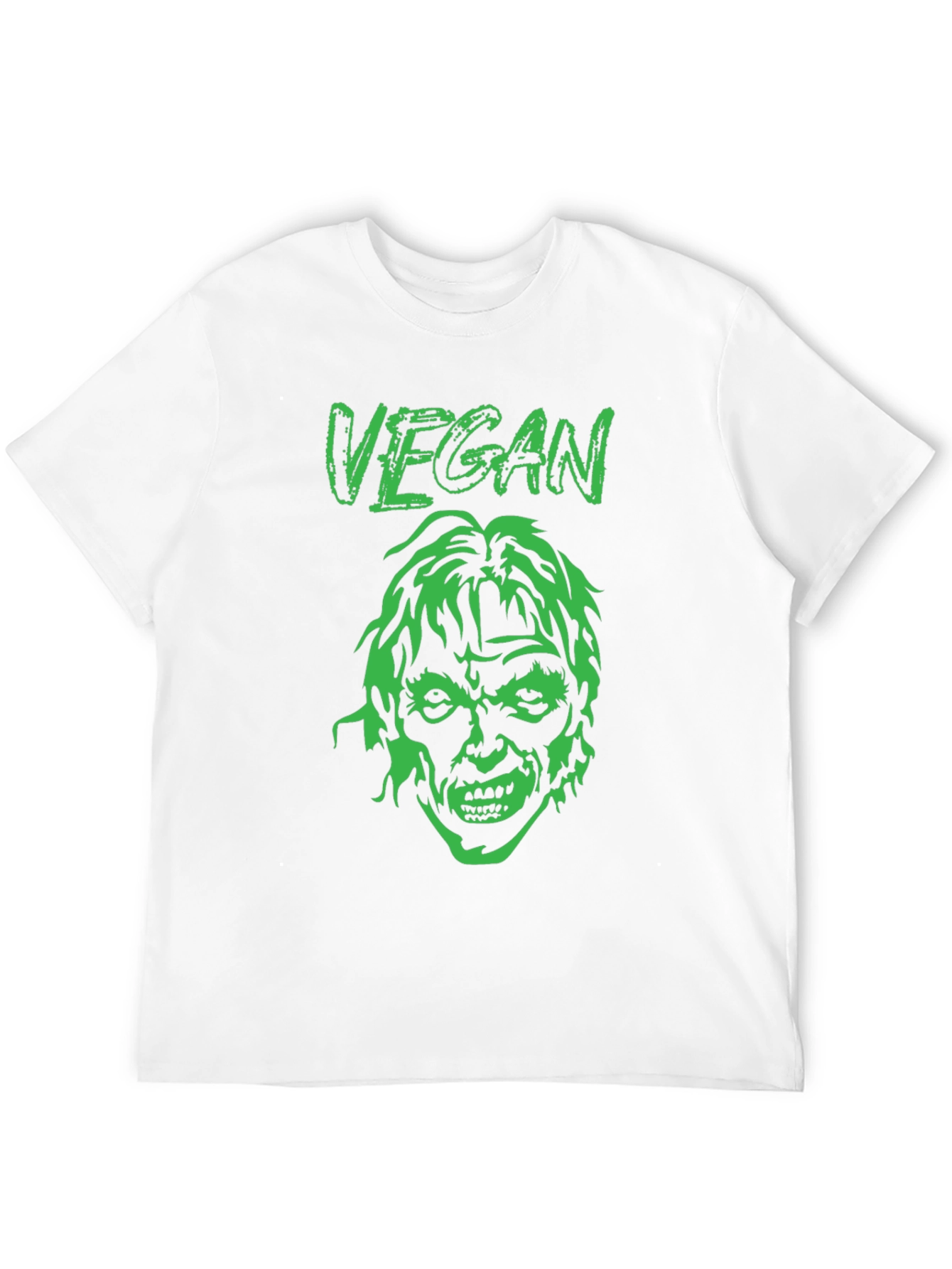 Vegan Zombie Graphic Tee - Black T-Shirt