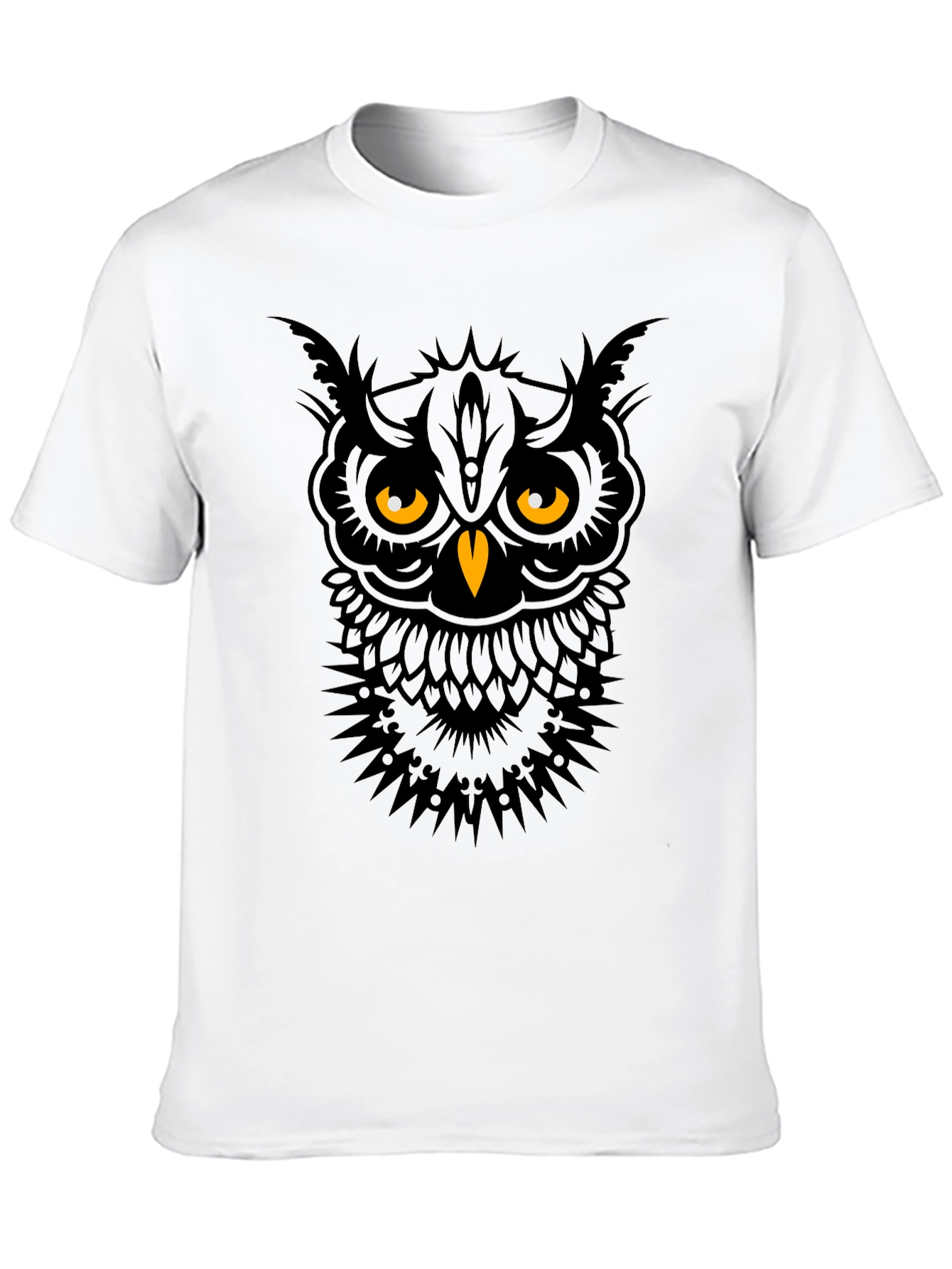 Owl Graphic Tee - Mens Black T-Shirt