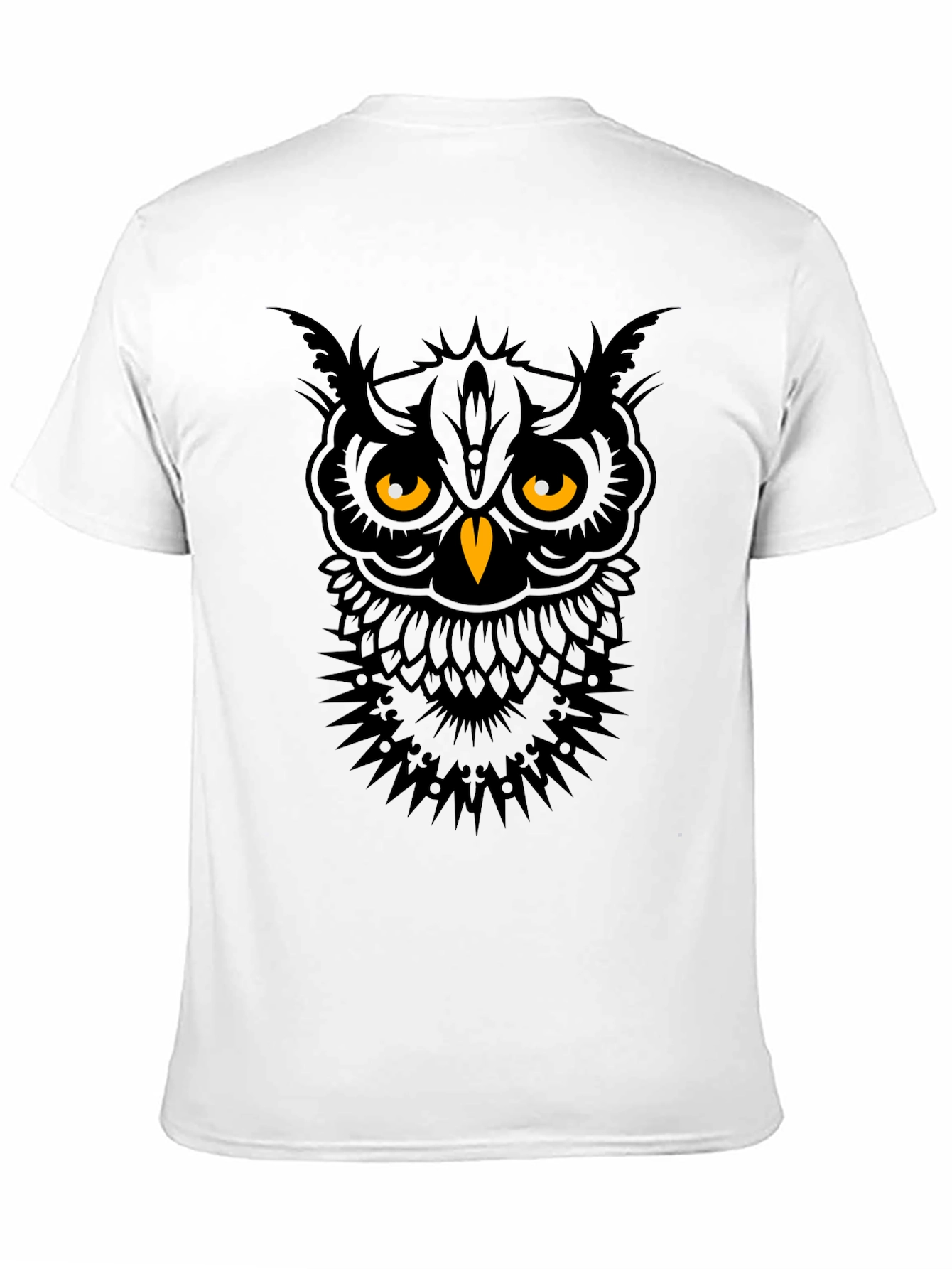 Owl Graphic Tee - Mens Black T-Shirt