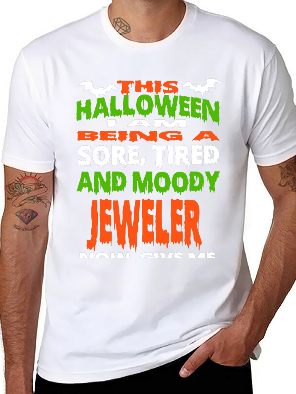 Halloween Jeweler T-Shirt - Sore Tired and Moody!